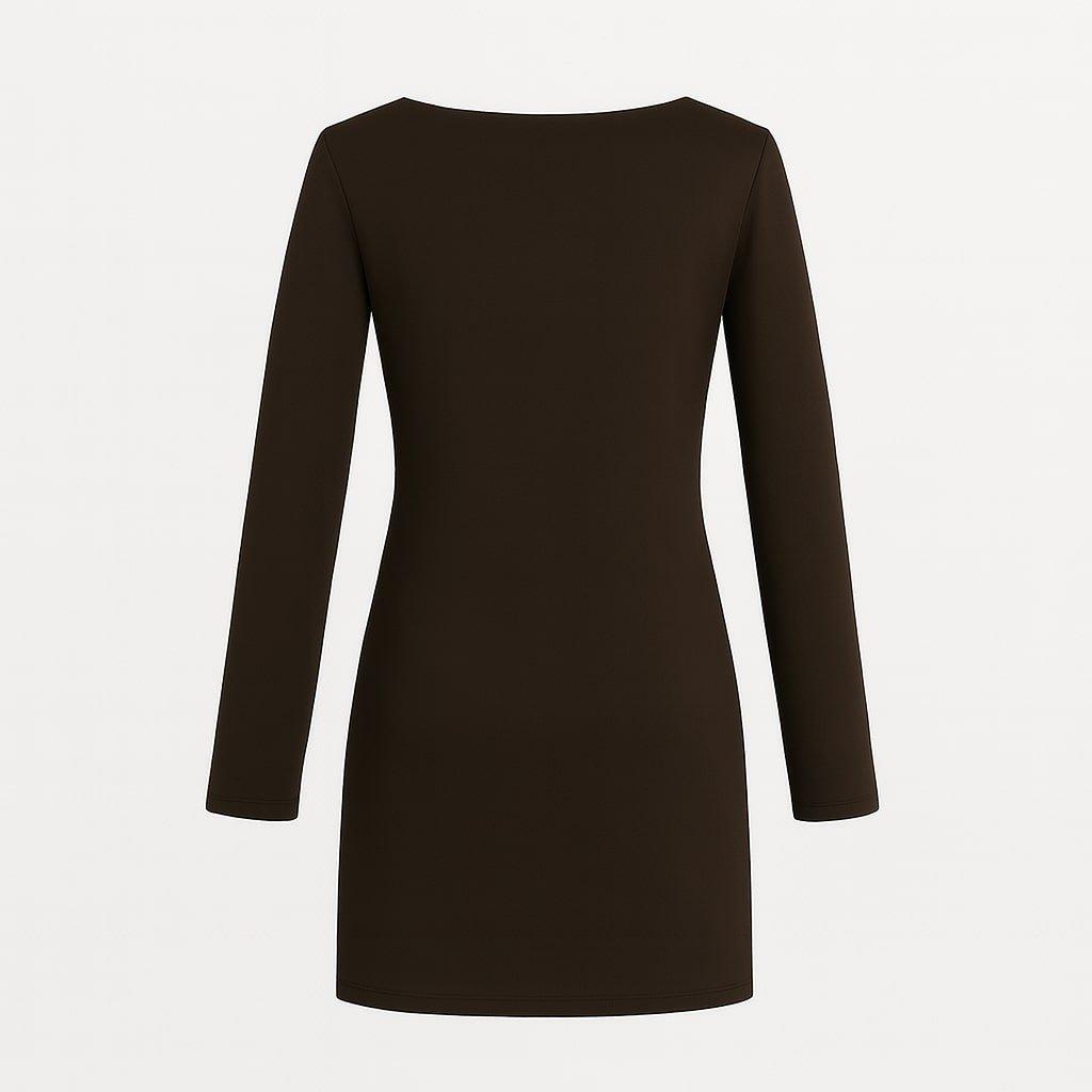 Chokolade - I Saw It First - Ruched Detail Mini Dress - 2