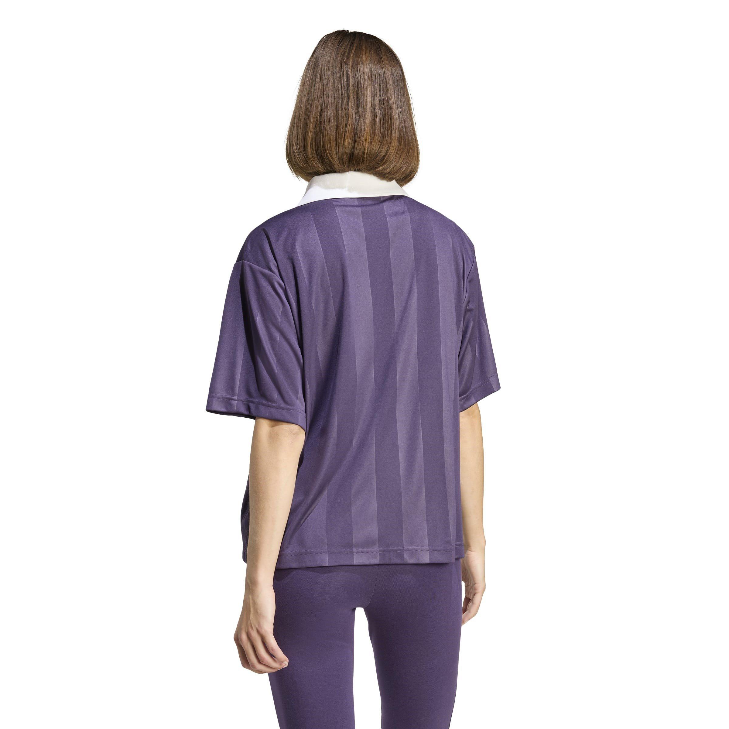 Aurora Plum/Wht - adidas - Tiro Q4 Tee Ld54 - 3