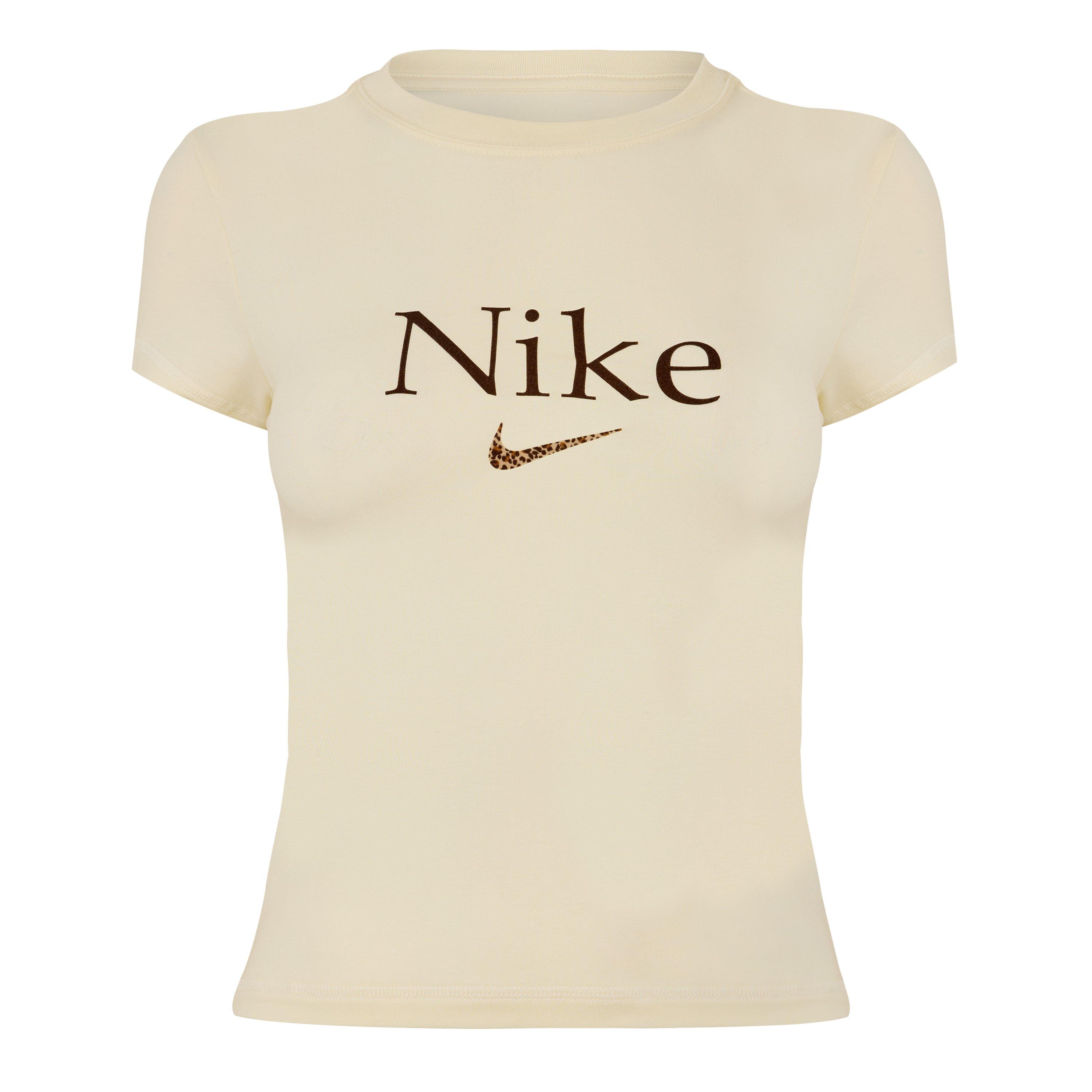 Nike Women's T-Shirt - Coconut Milk - 12 (M)