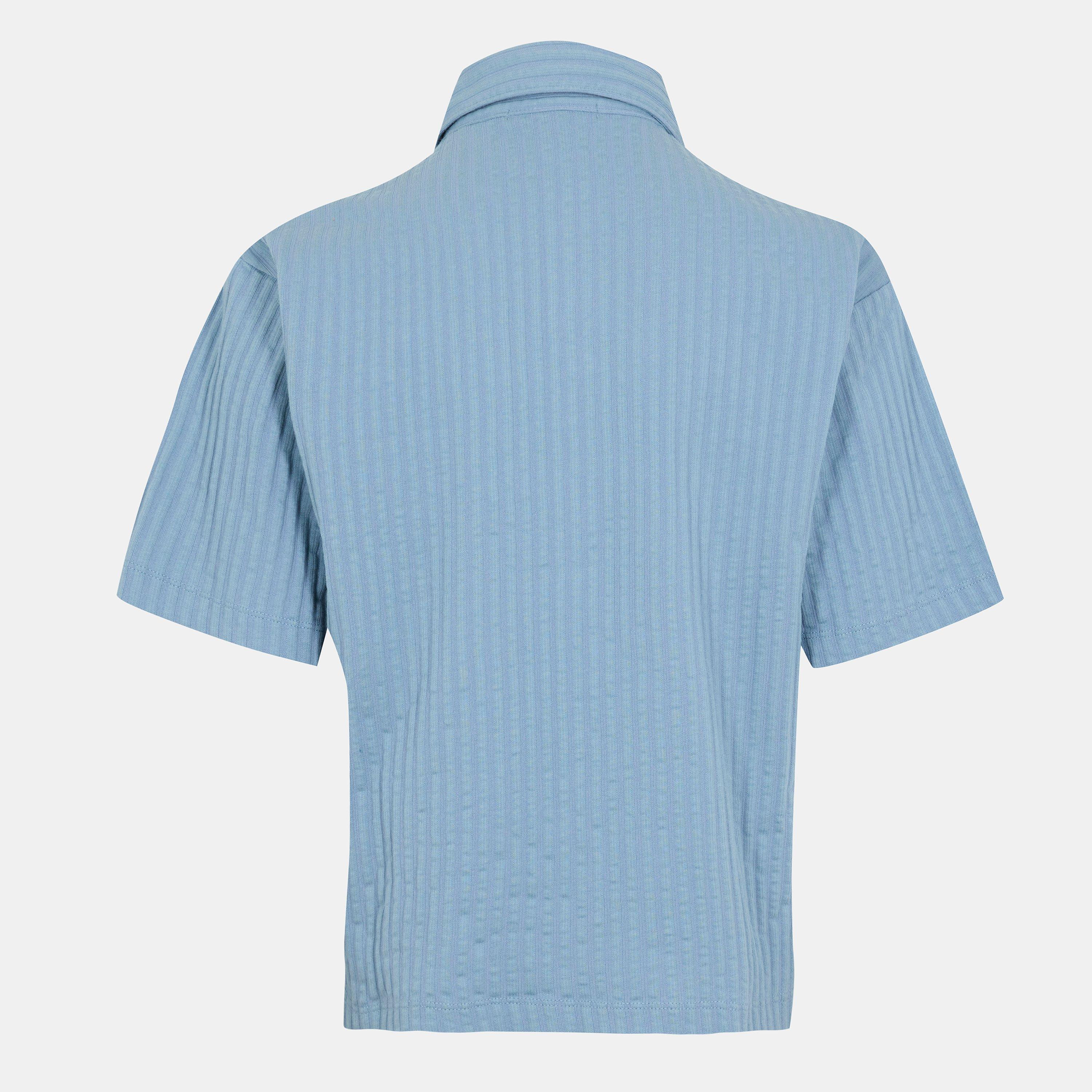 Citadel - Vans - Bedford Knitted Button-Up Short-Sleeve Plain Shirt - 2