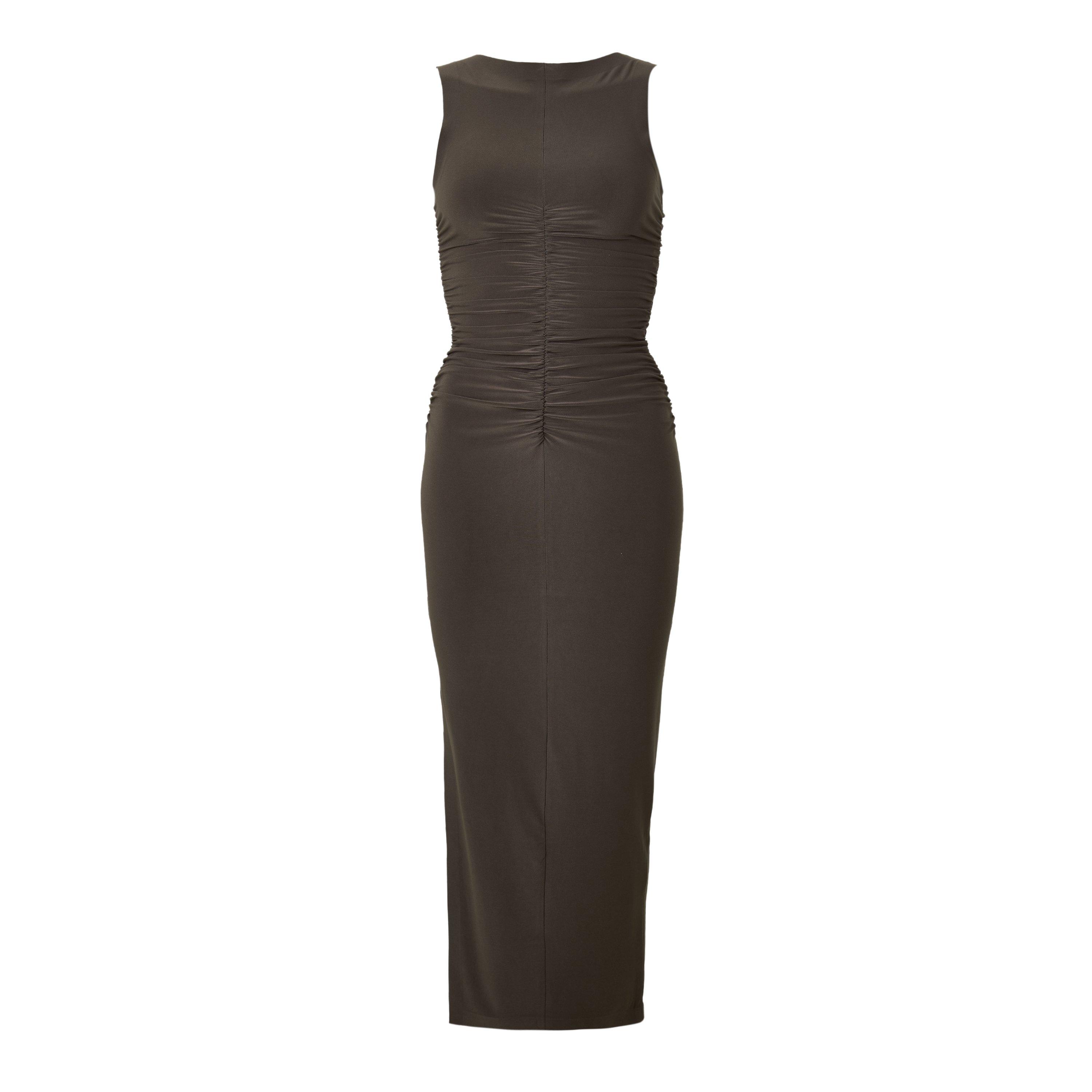 Espresso - Norma Kamali - NK Sleevels Gown Ld64 - 1