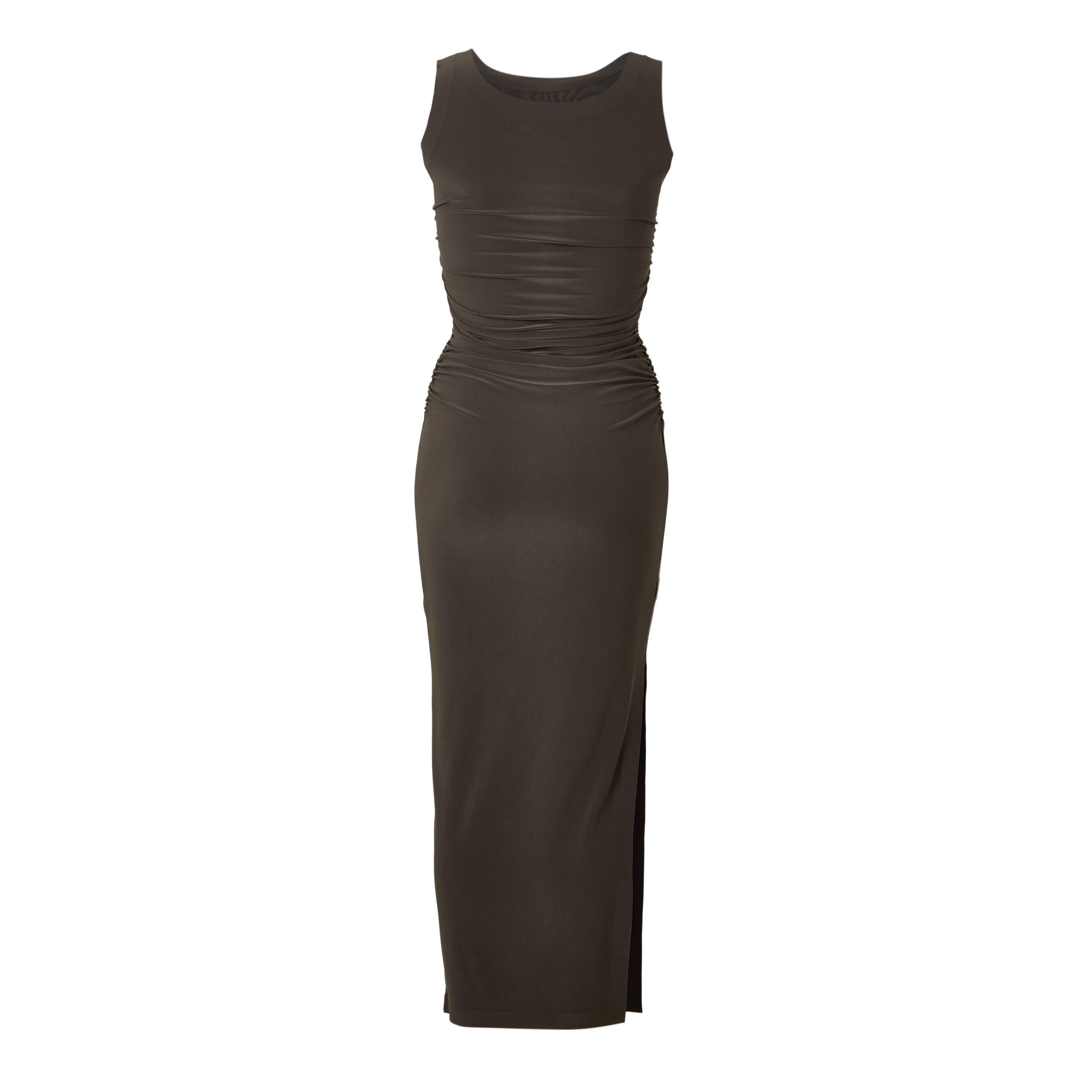 Espresso - Norma Kamali - NK Sleevels Gown Ld64 - 2