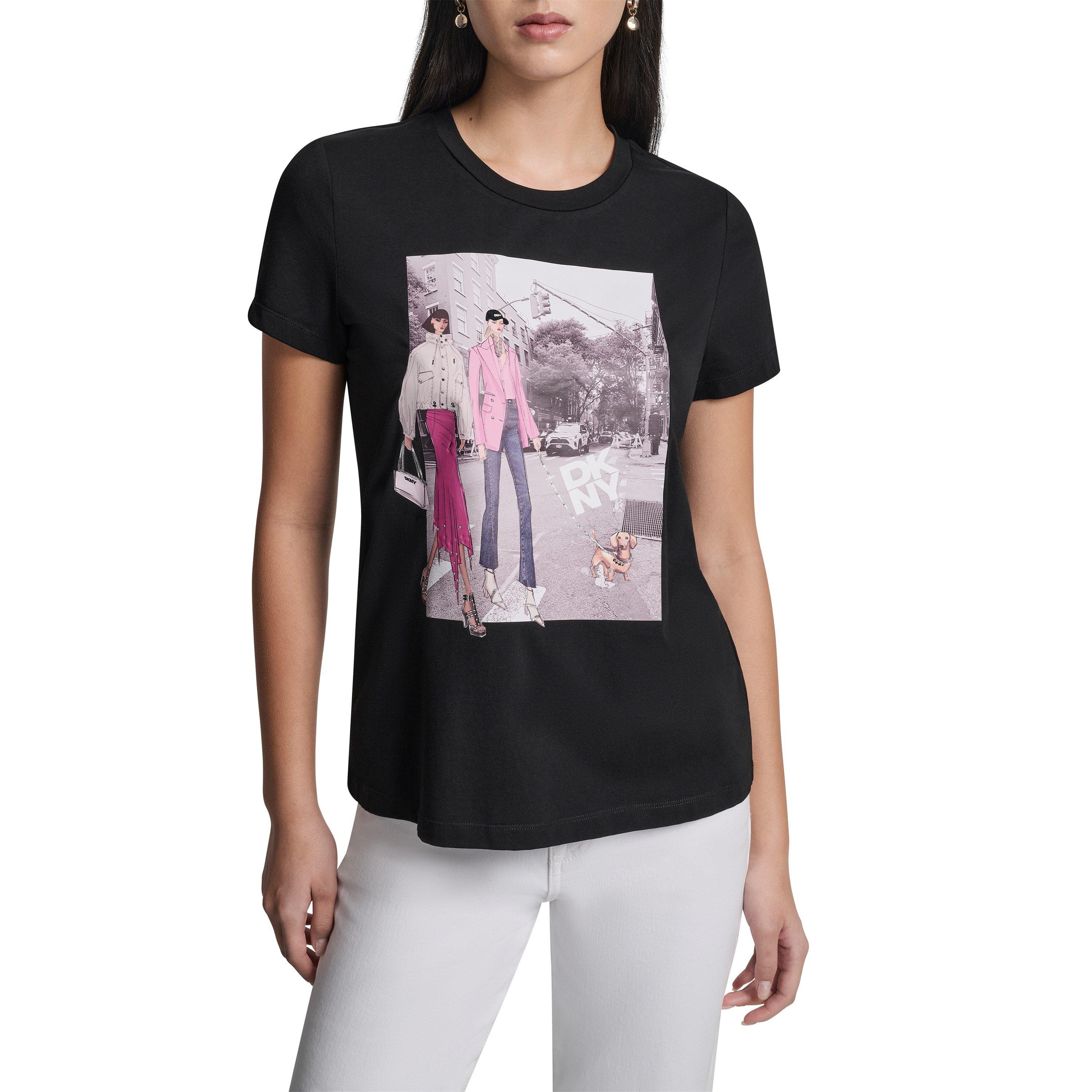 DKNY パドレス　レディース　Tシャツ　54ドル　タグ付き新品　現地購入 DKNY Women's T-Shirt | Flannels