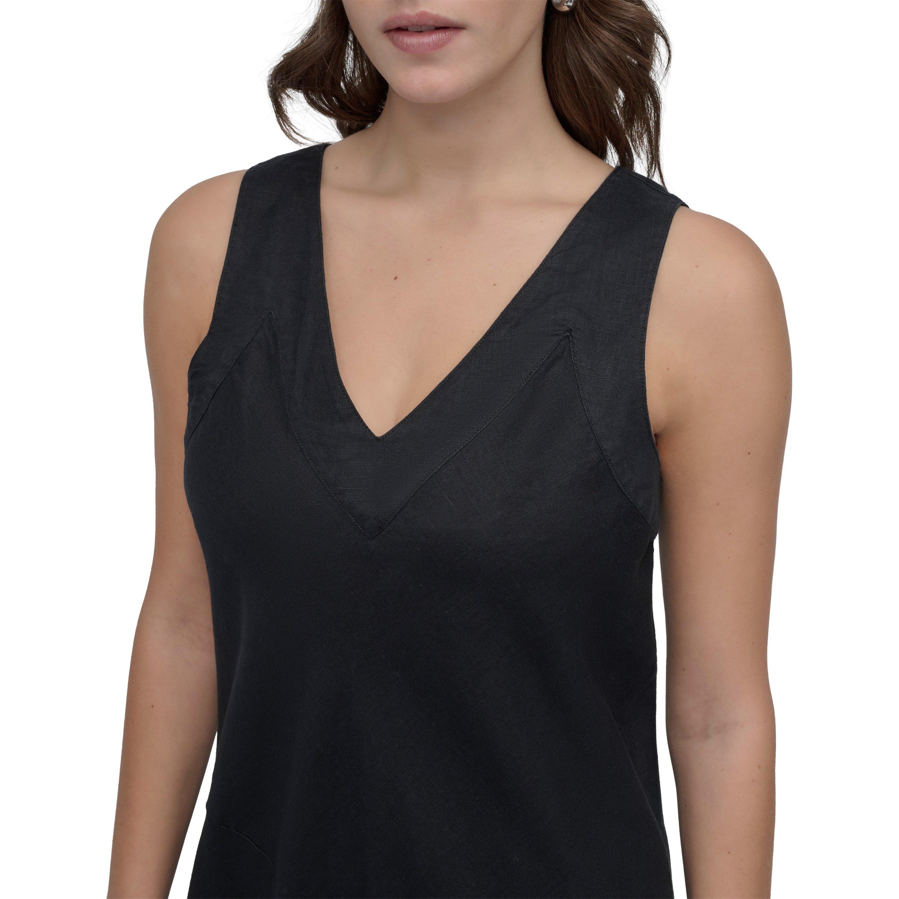 Black - DKNY - Women's Long Maxi Dress - 4