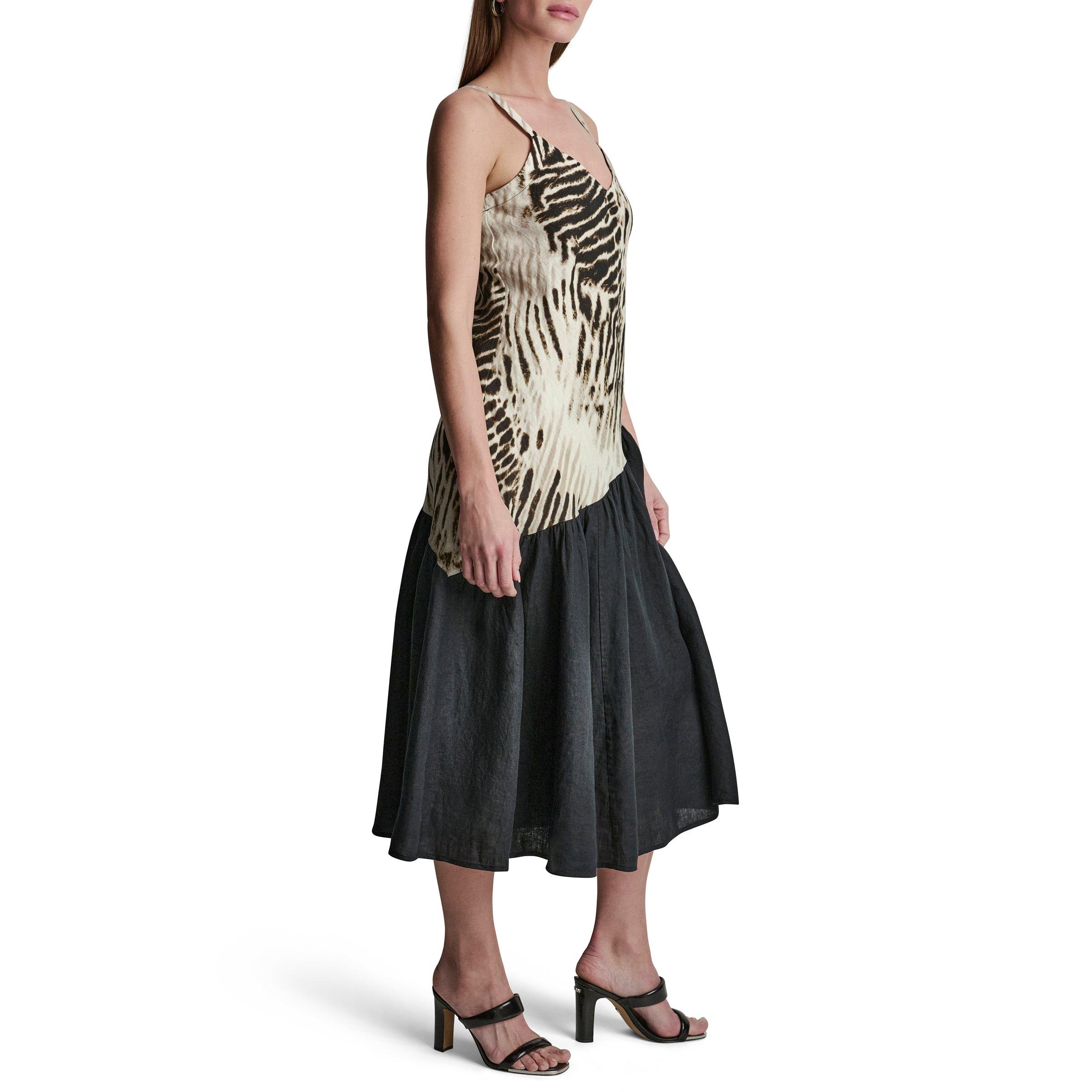 Sandbed/Black - DKNY - Women's Long Maxi Dress - 5