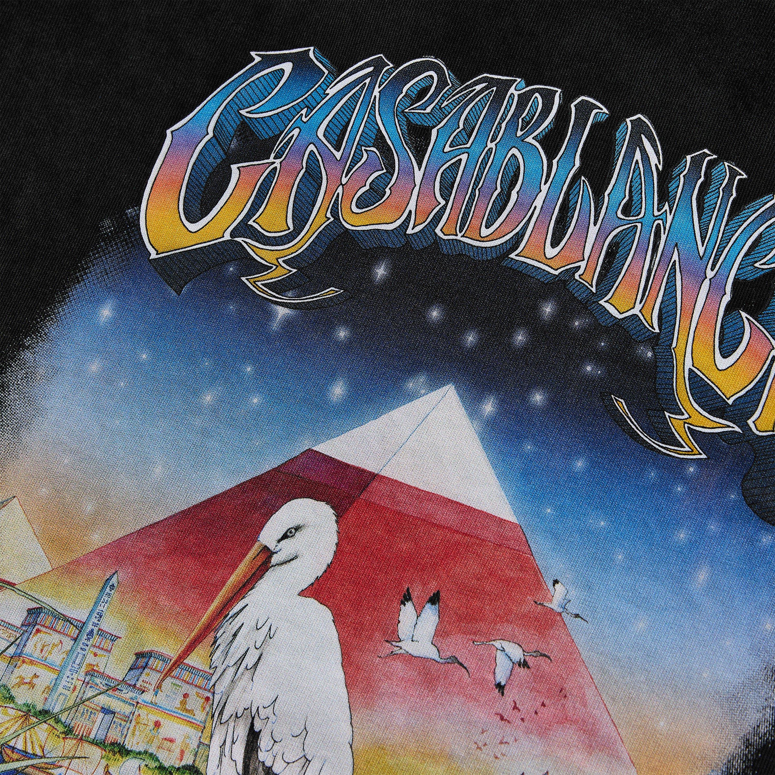 Black - Casablanca - Casa OS Lgo Tee Ld63 - 3