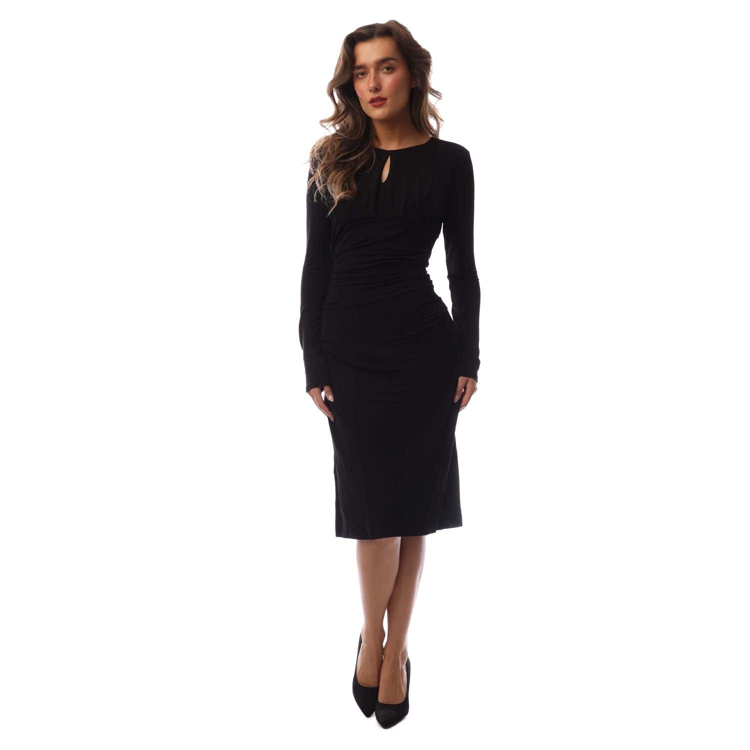 Boss Women's Edeni Long Maxi Dress - Black - 16 (XXL)