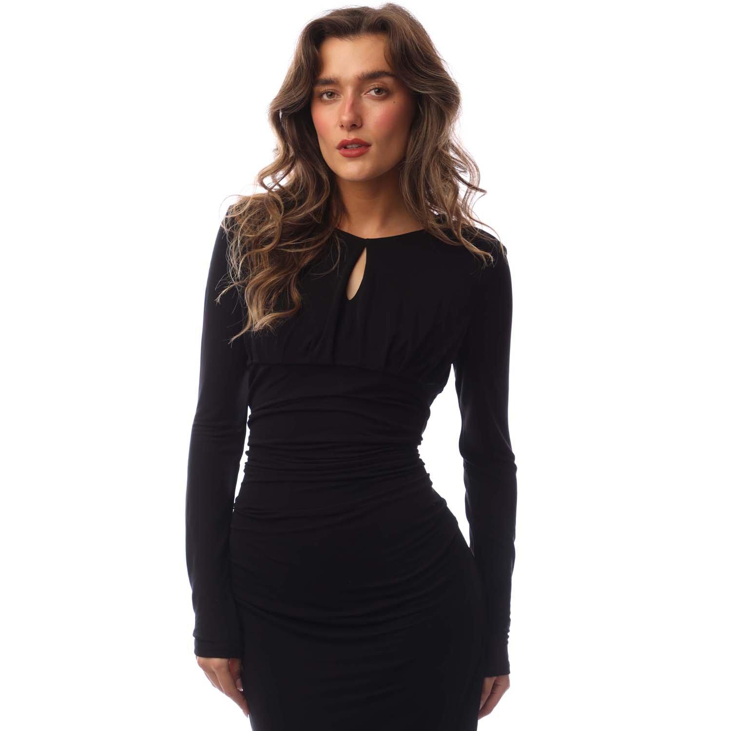 Black - Boss - Women's Edeni Long Maxi Dress - 3