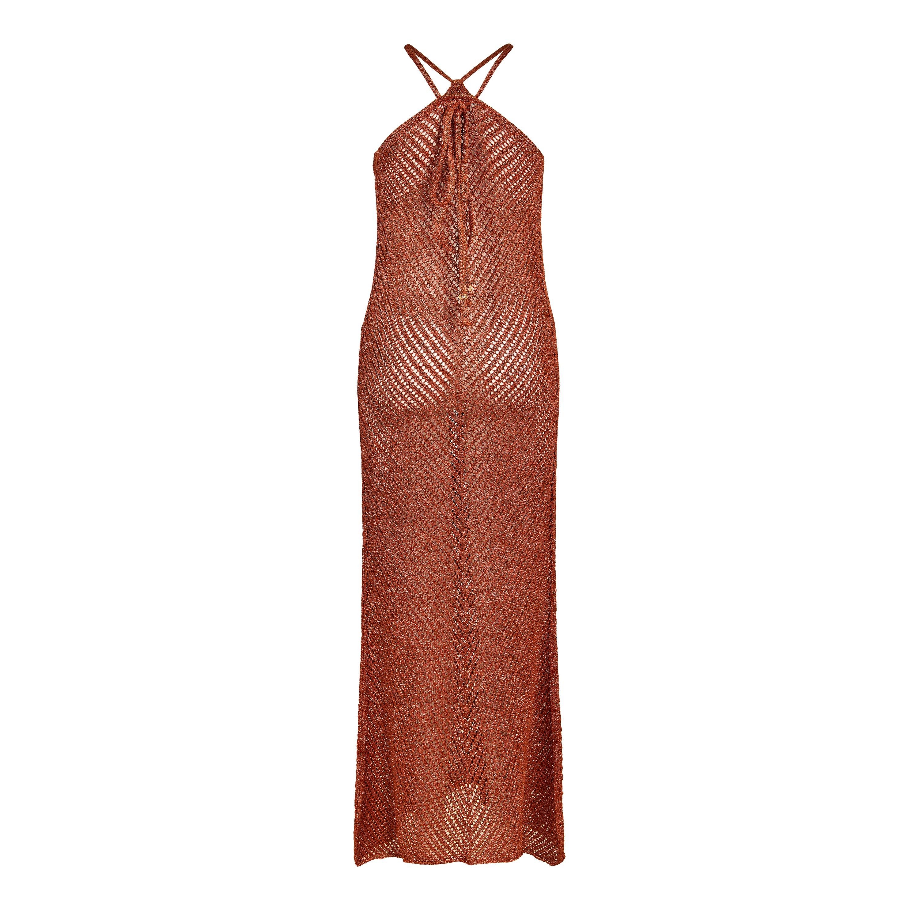 Bronze - Nima Liminal Knitting - Nima Li Long Dress Ld62 - 2