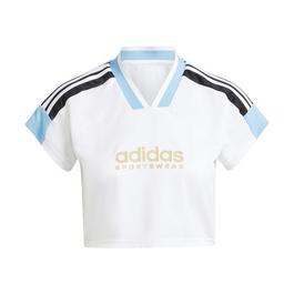 adidas Tiro Cut 3 Stripes Womens Cropped Jersey