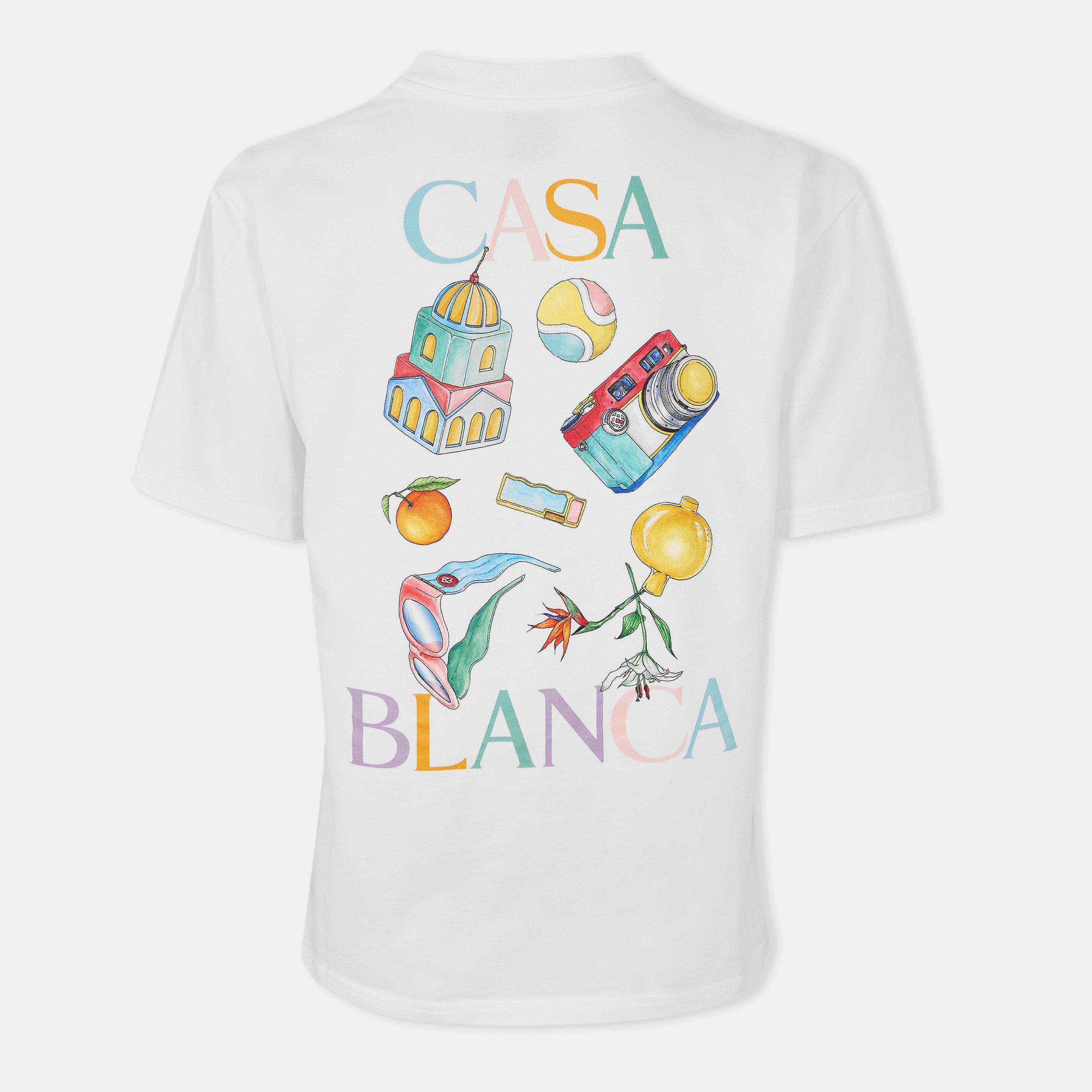 White - Casablanca - Women's Casa Object Oversized T-Shirt - 2