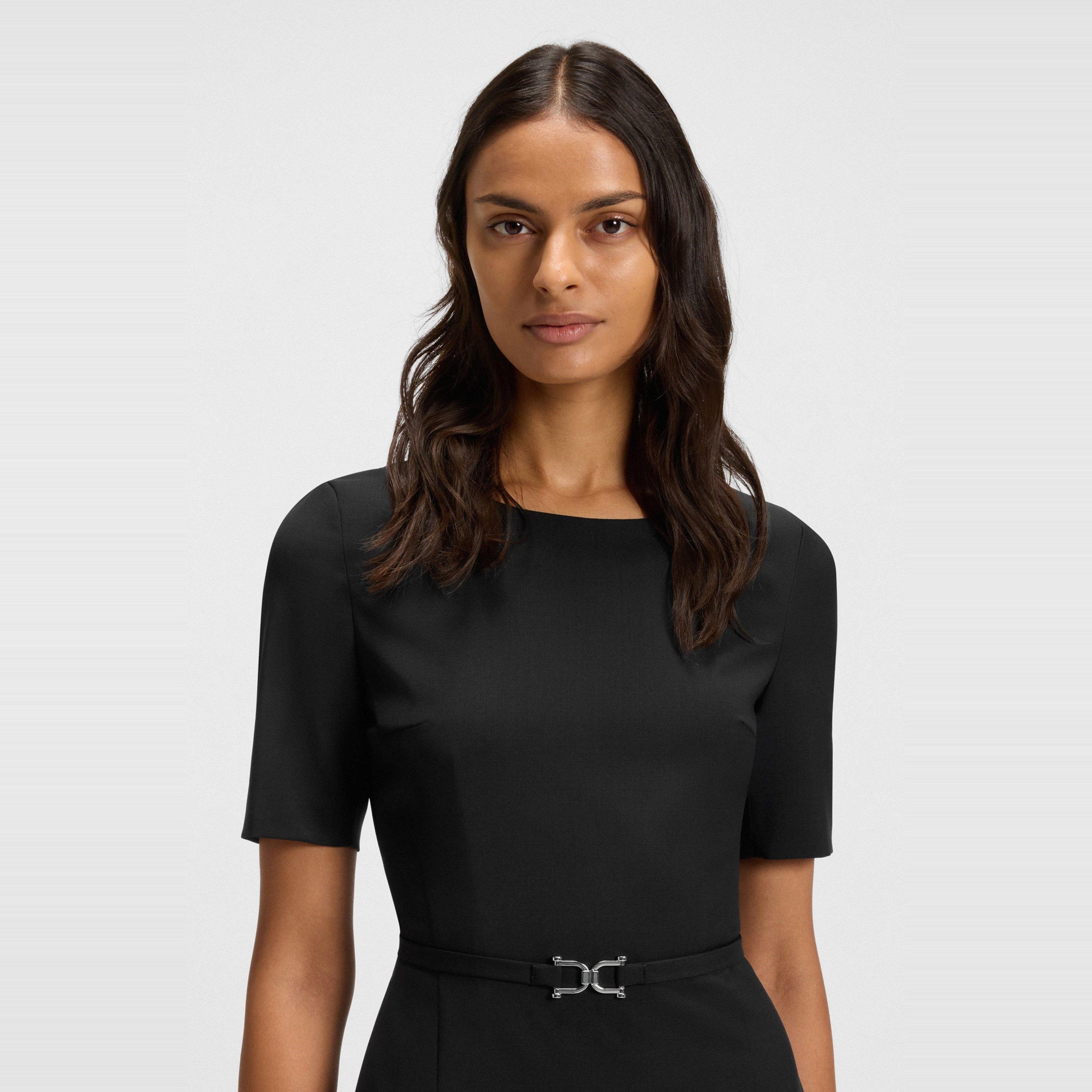 Black - Boss - Women's Daleah T-Shirt Dress - 4