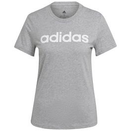 adidas Essentials Slim Logo Womens T Shirt