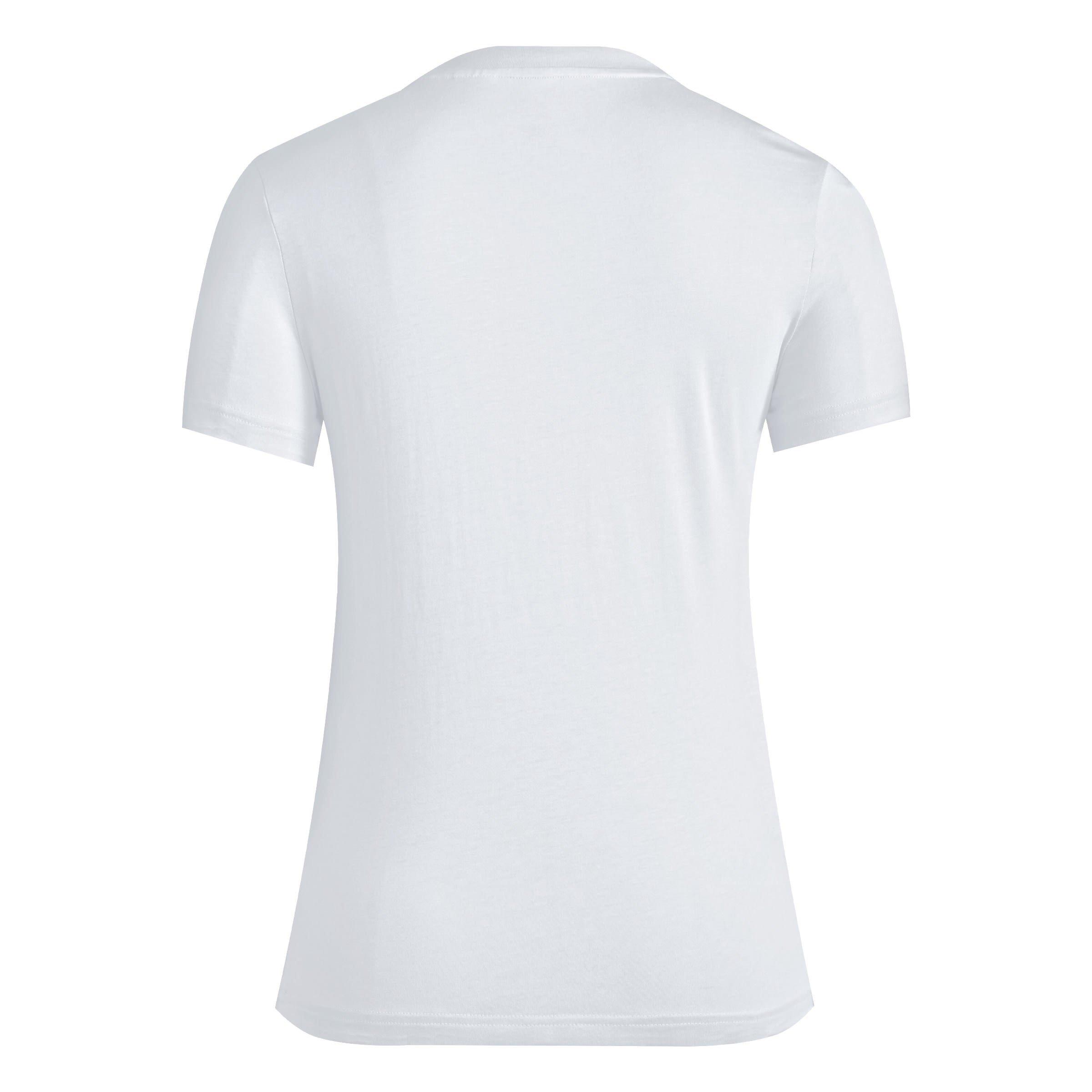White/Black - adidas - Essentials Slim Logo Womens T Shirt - 7
