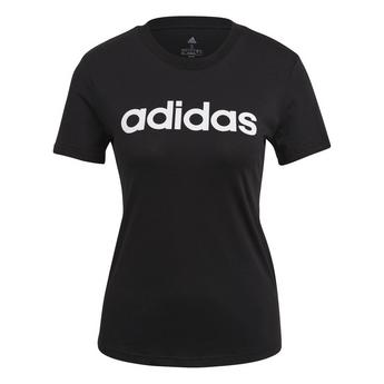 adidas Essentials Slim Logo Womens T Shirt