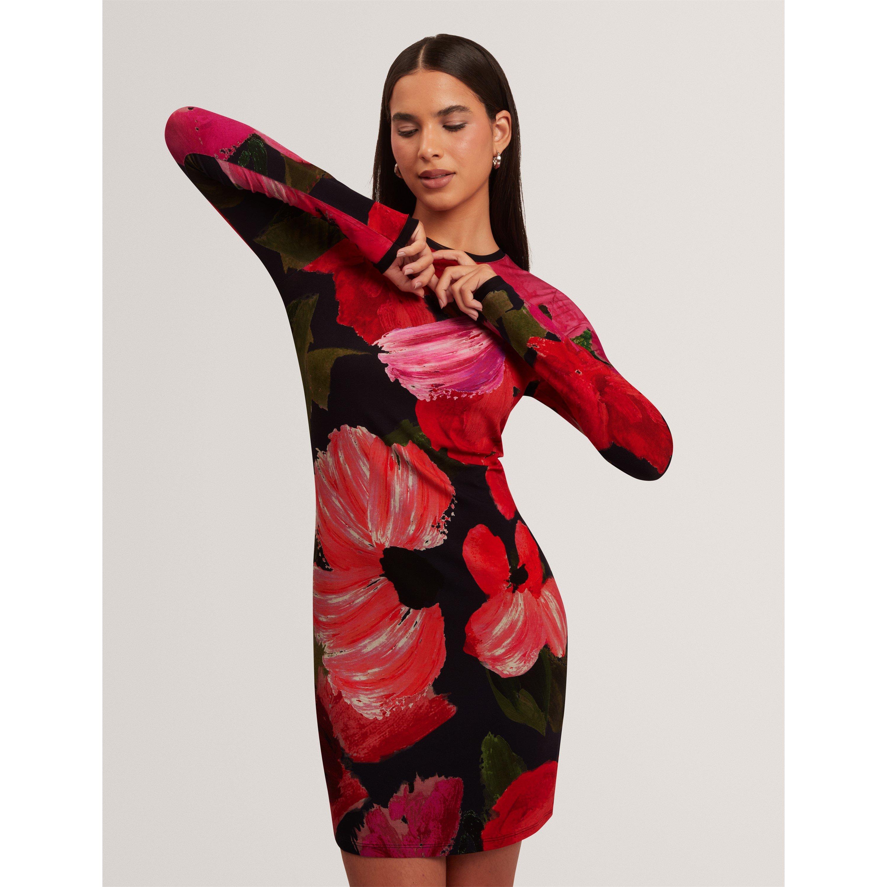 Navy - Ted Baker - Ted LS Mini Dress Ld71 - 3