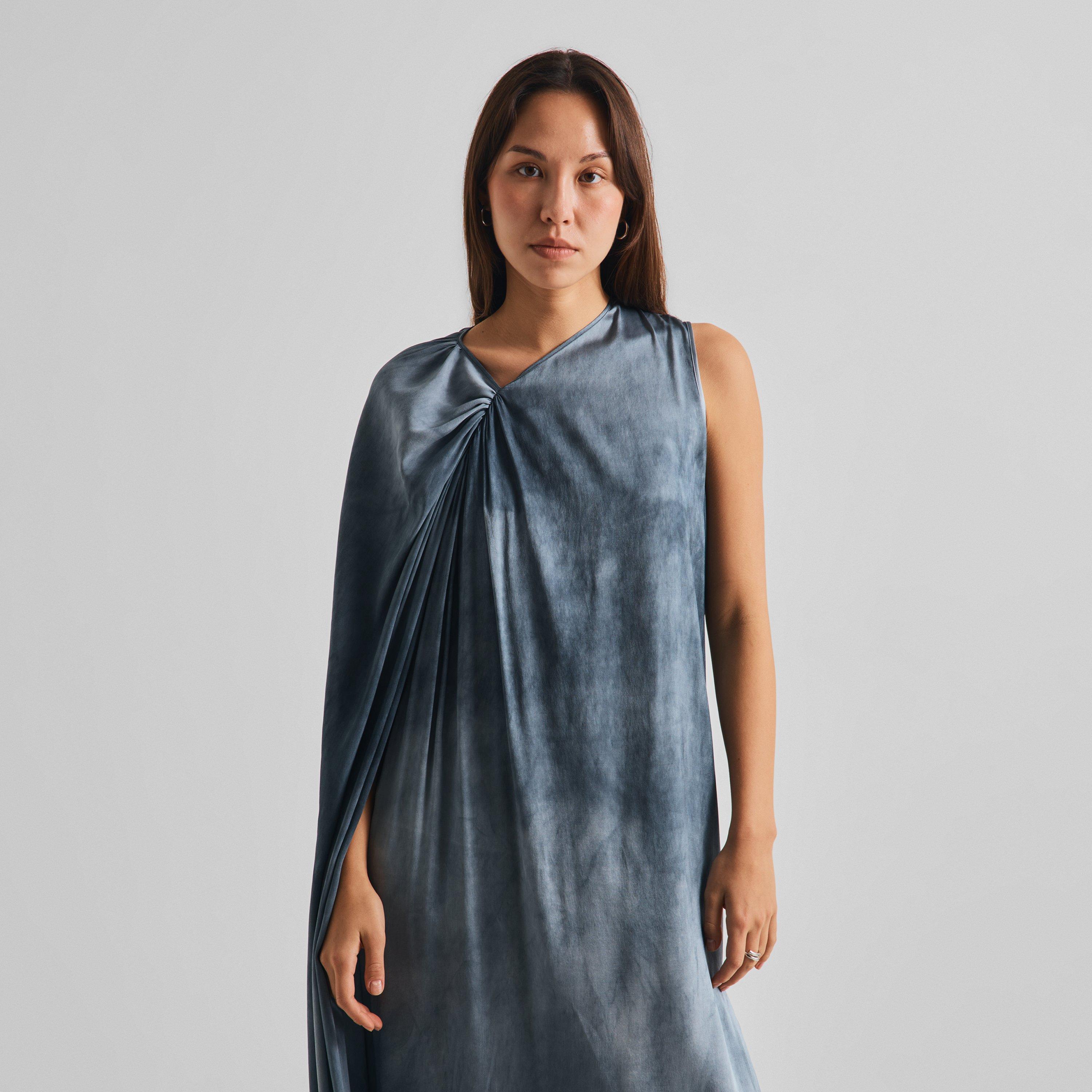 Steel Blue - Uma Wang - Women's Auro Shift Dress - 3