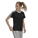 Schwarz/Weiß - adidas - 3 Stripe T-Shirt - 4