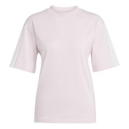 adidas Essentials 3 Stripe T-Shirt Womens