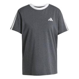 adidas Essentials 3 Stripe T Shirt Womens