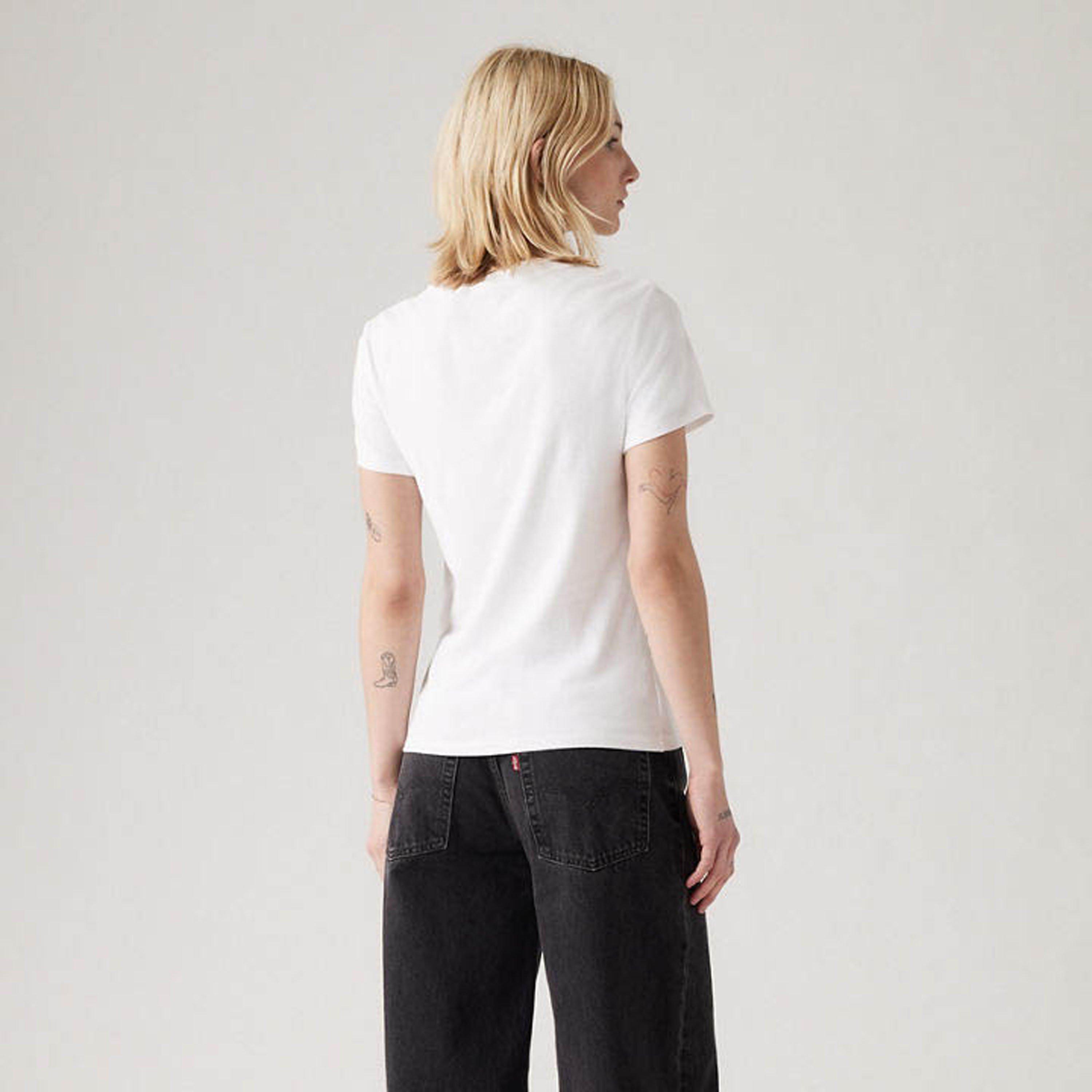 WHITE - Levis - Levis Essential Hm Ss Tee White + - 4