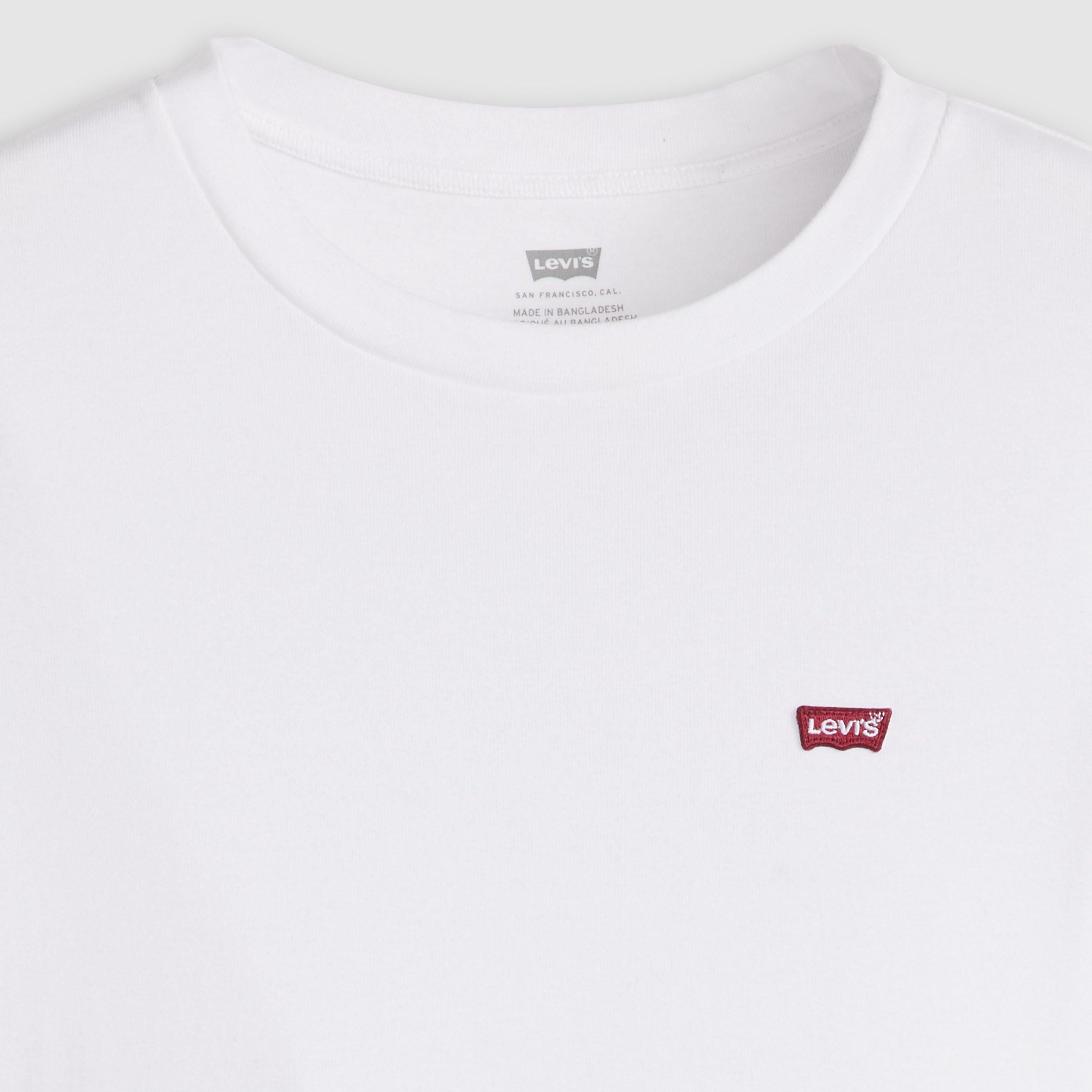 WHITE - Levis - Levis Essential Hm Ss Tee White + - 5