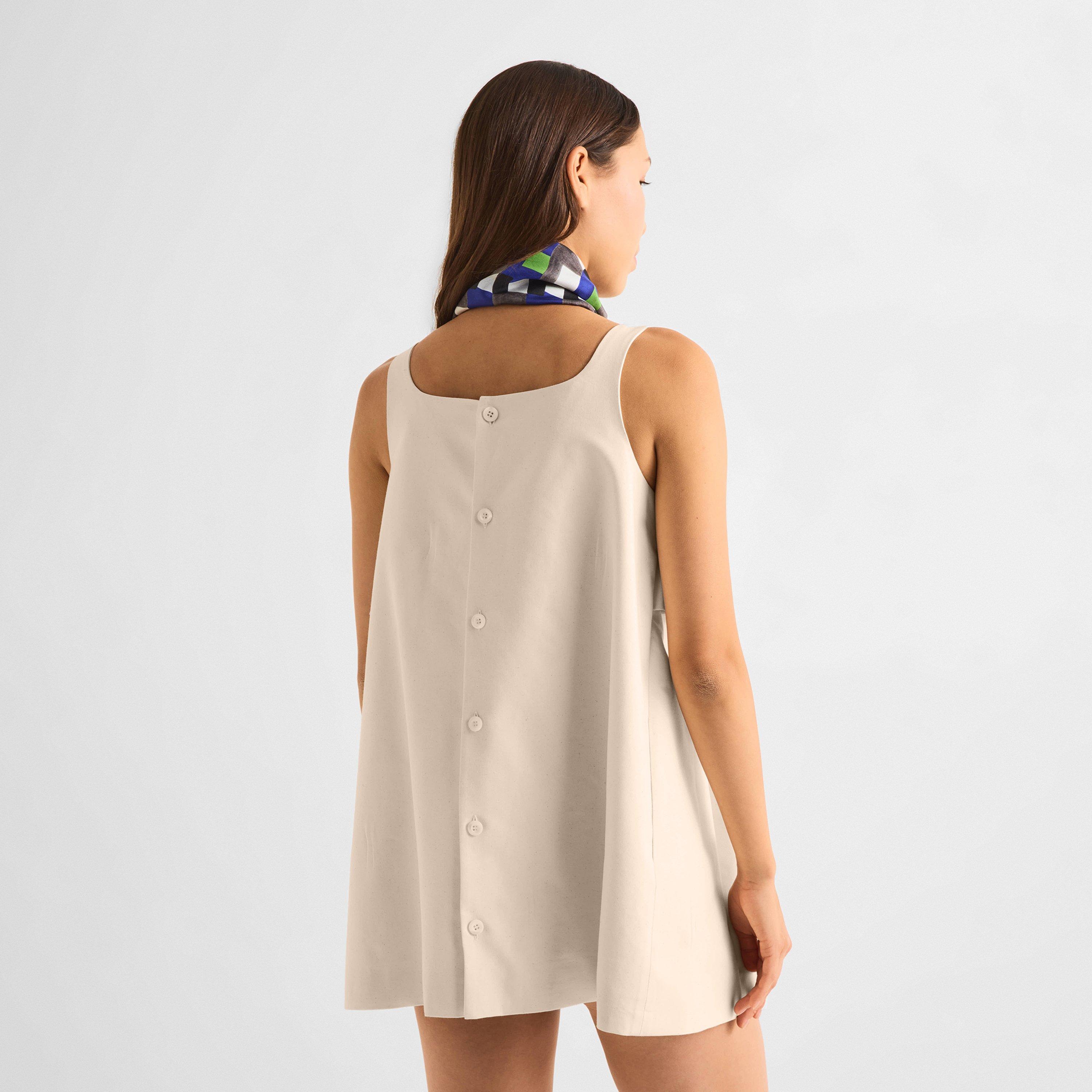 Ecru - Miu Miu - Women's Mini Dress - 4