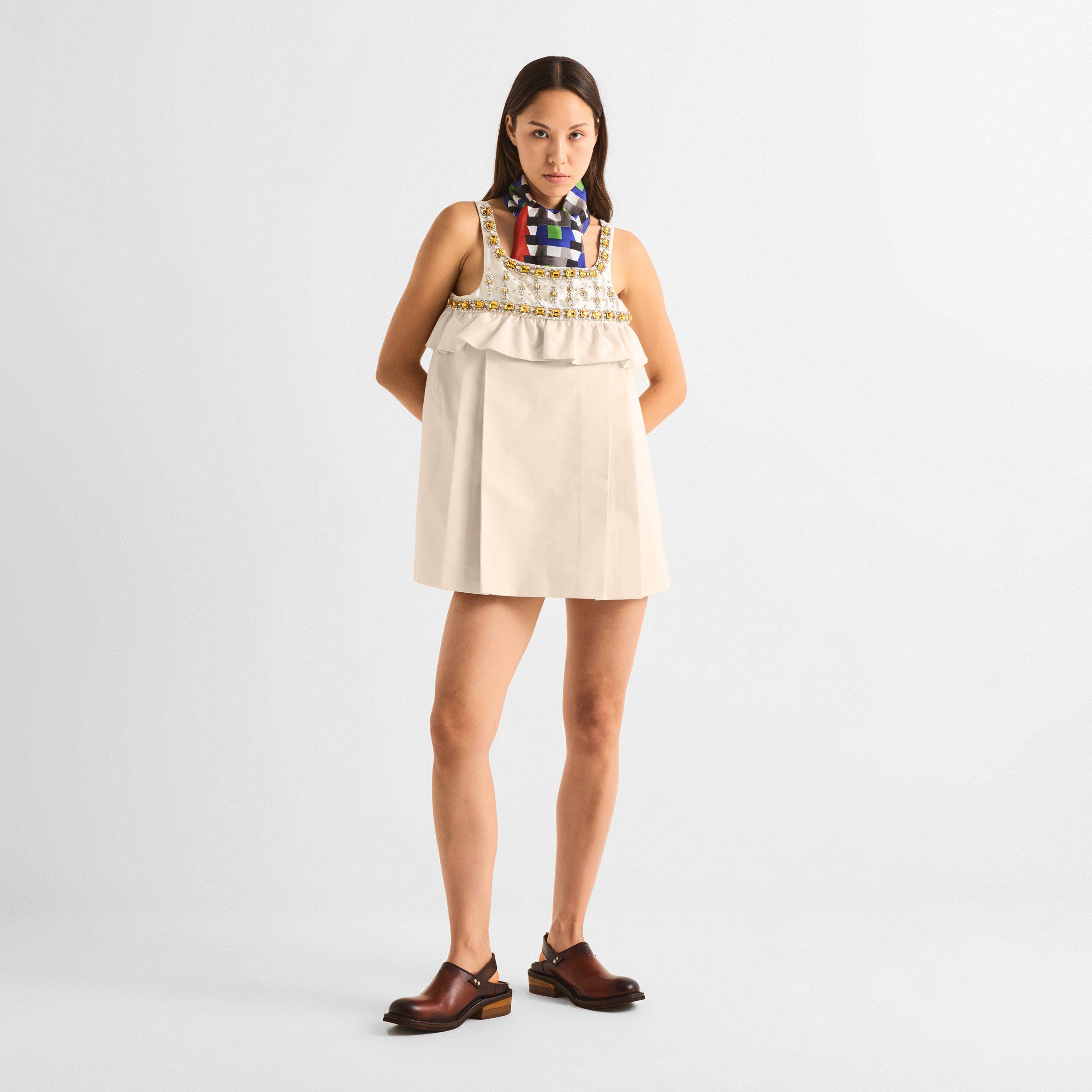 Ecru - Miu Miu - Women's Mini Dress - 6