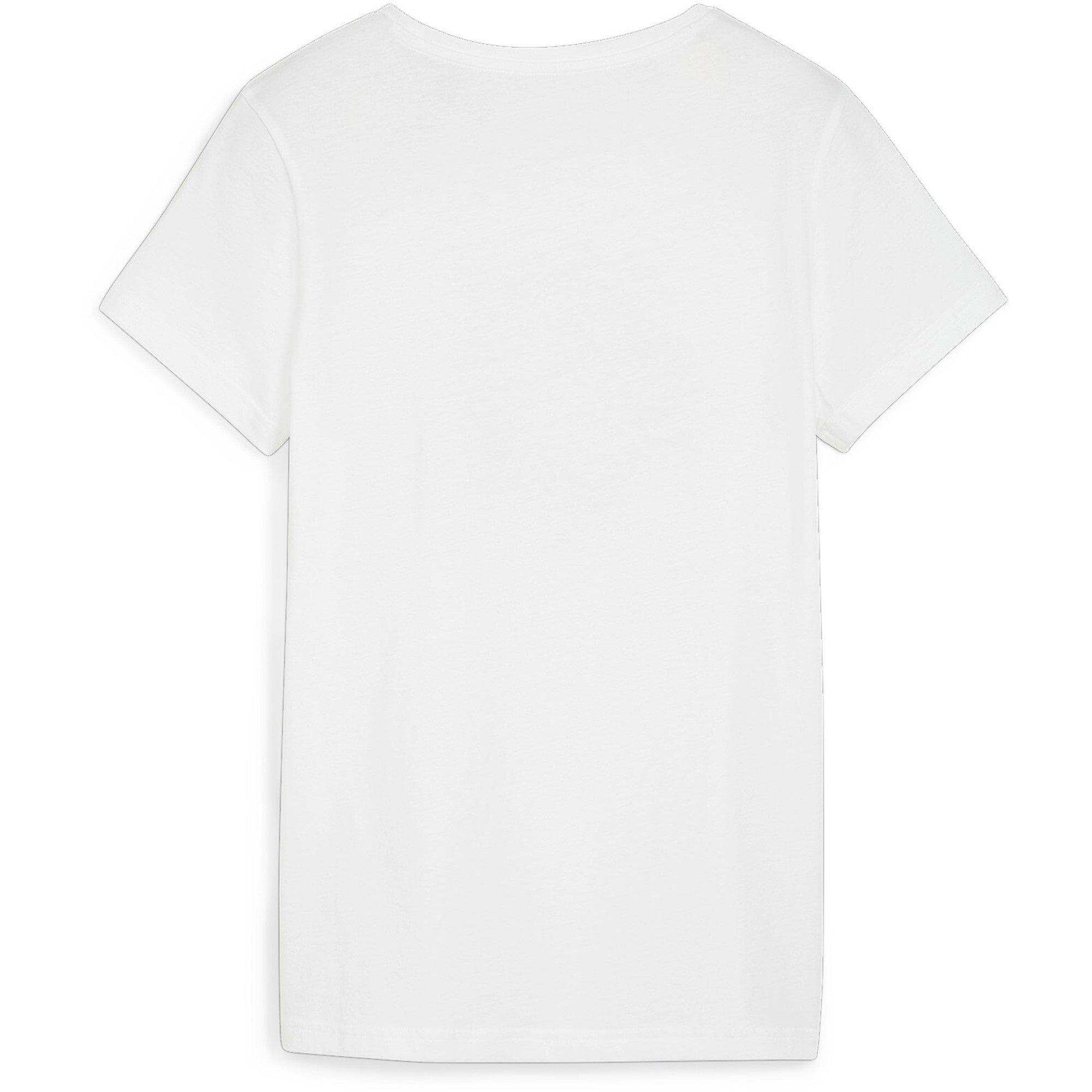 Puma White - Puma - Essential Graphic T-Shirt Womens - 2