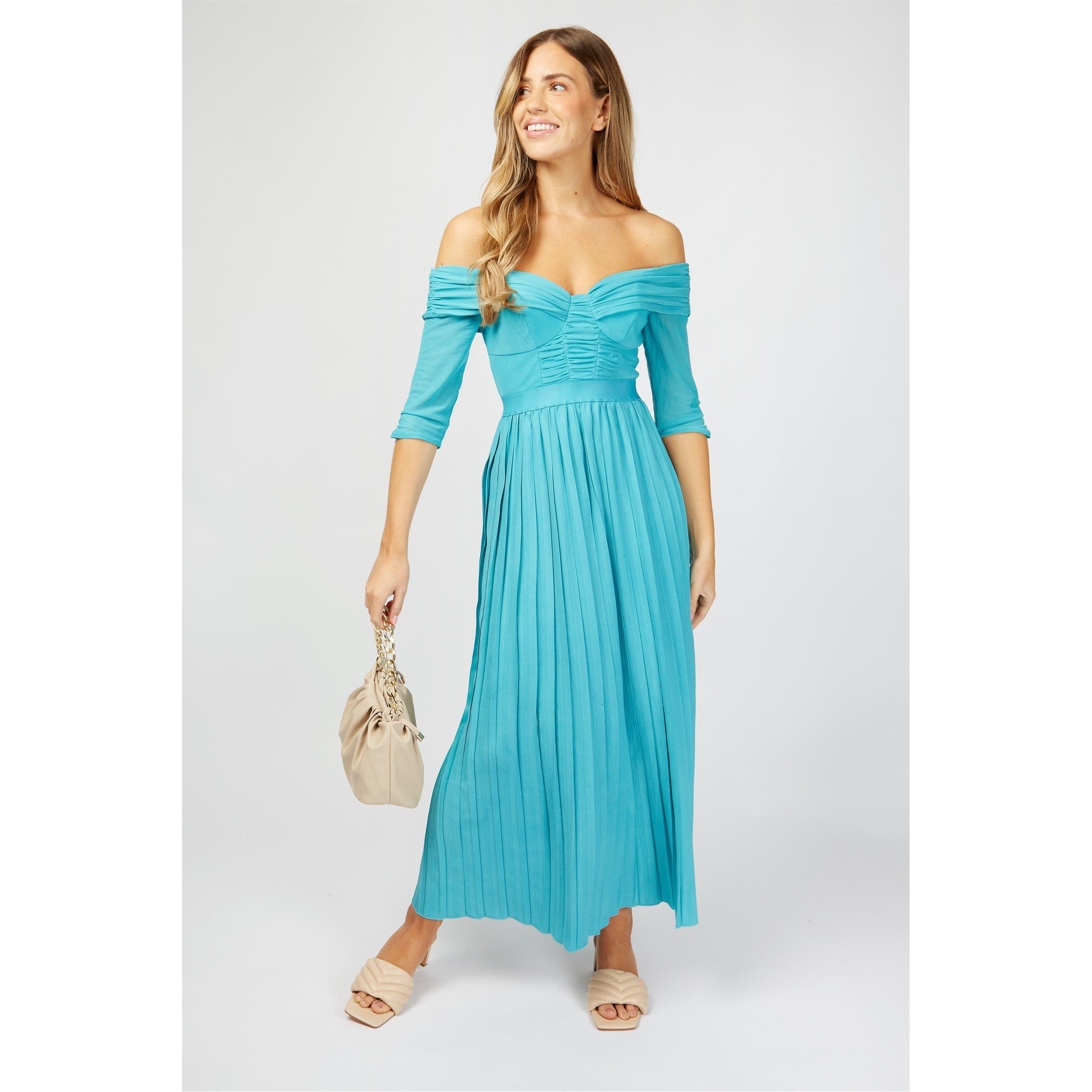 Little Mistress Women's Maxi Dress - Turquoise - 10 (S)