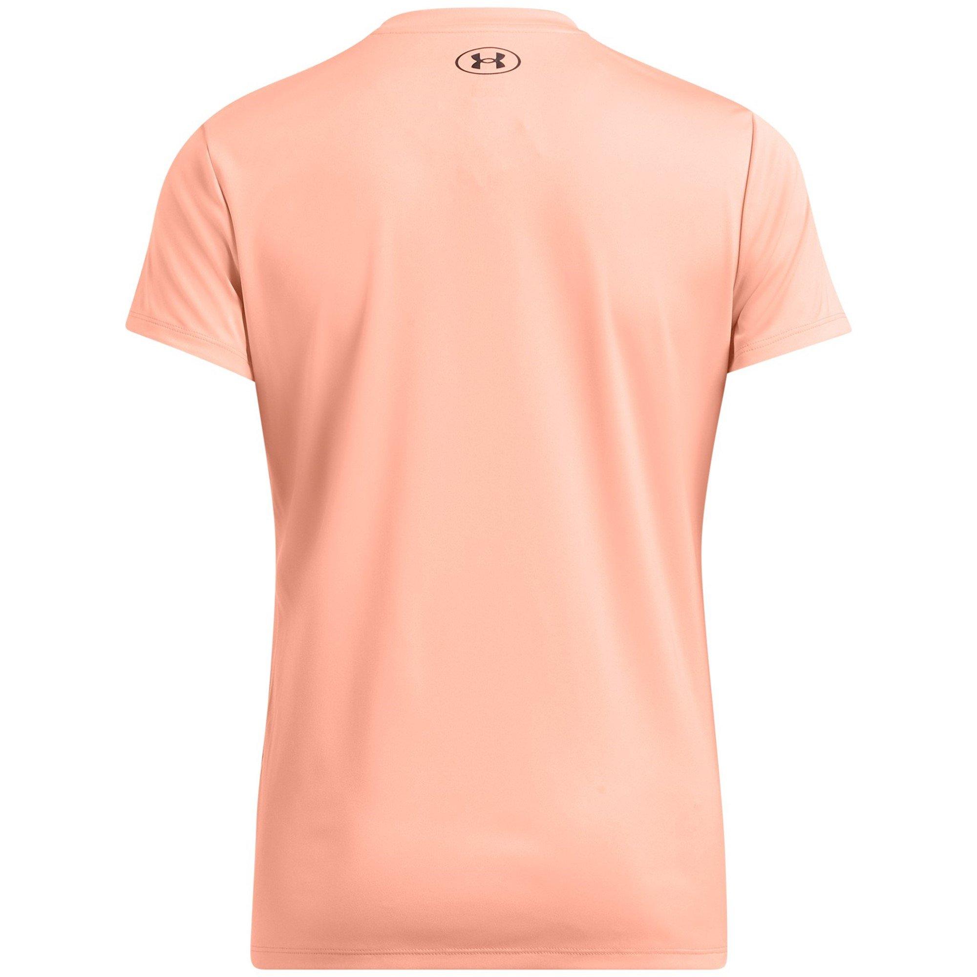 Bub.Peach/Black - Under Armour - Women's Velocity Short Sleeve T-Shirt - 4