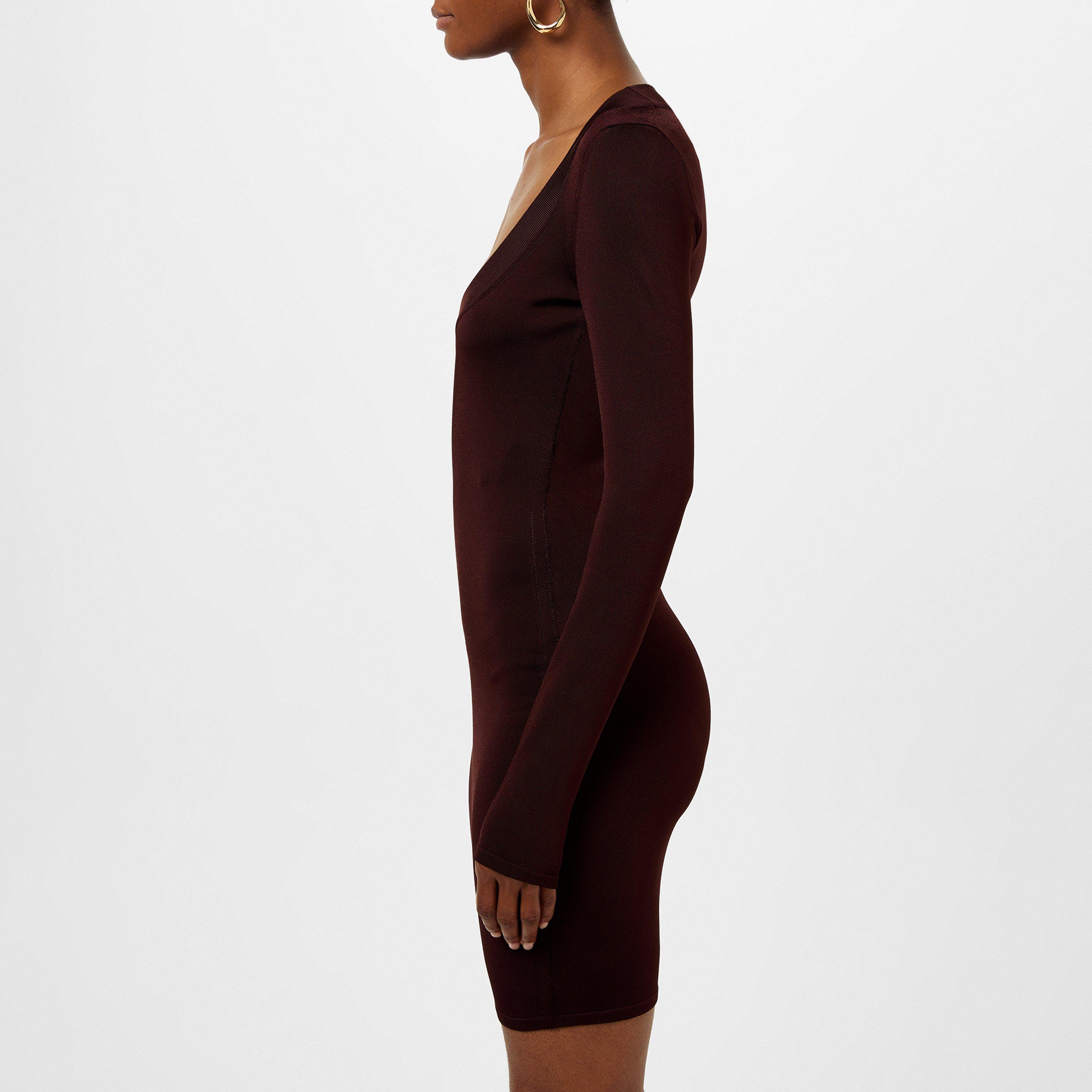 CHOCOLAT - Saint Laurent - Décolleté Knit Mini Dress - 2