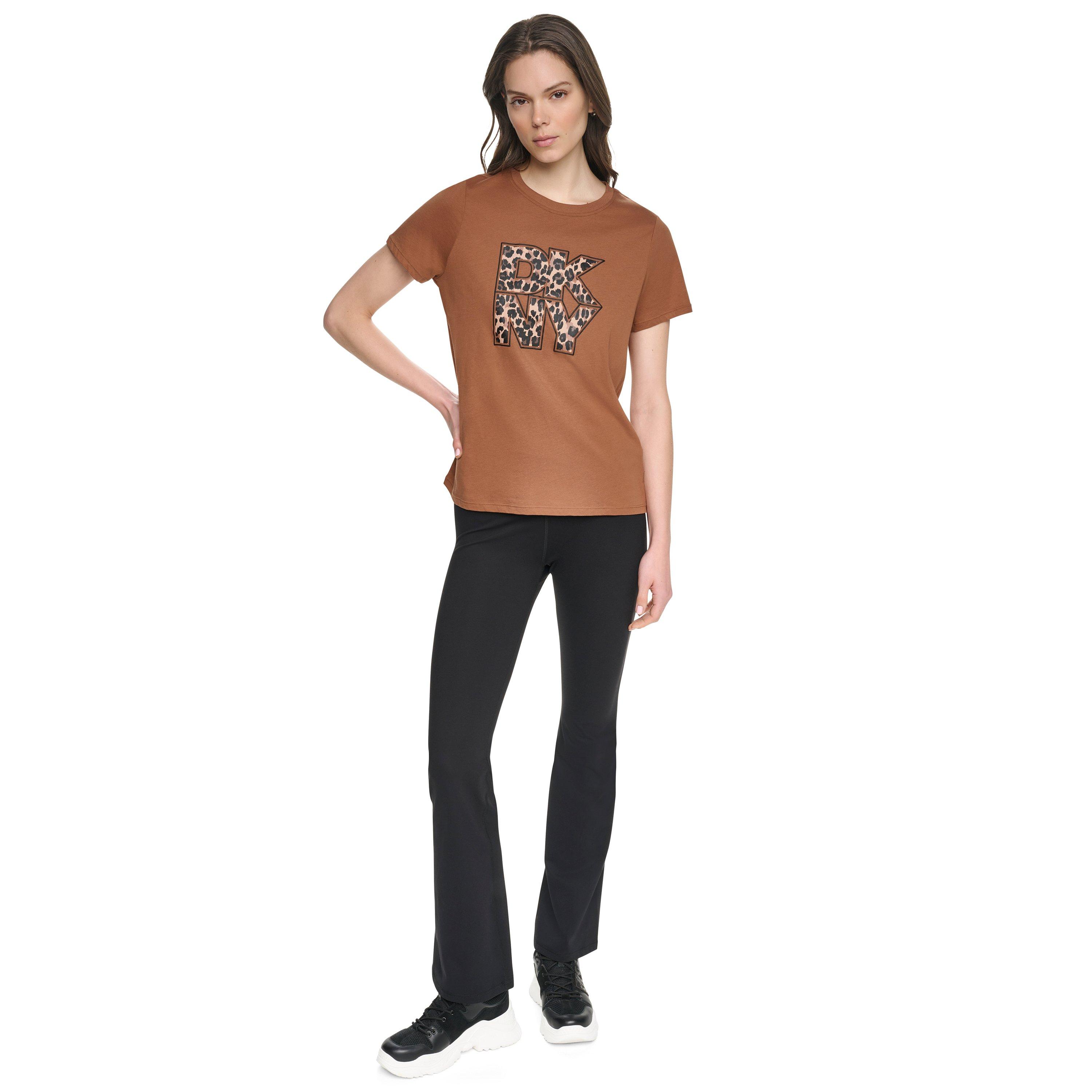 Caramel - DKNY - DKNY Leopard Logo T Ld64 - 4