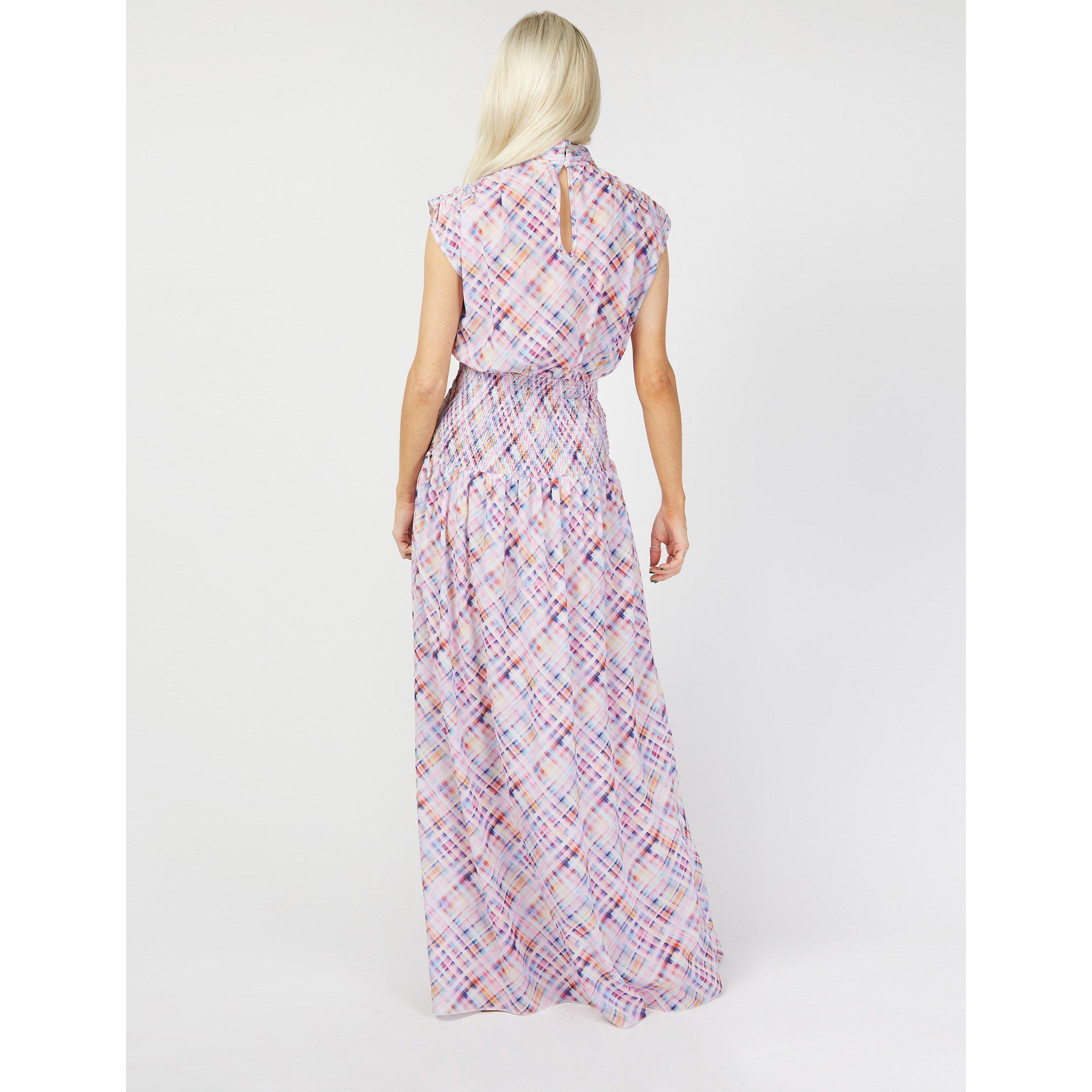 Mlti Chk Prnt - Little Mistress - Maxi Dress - 2