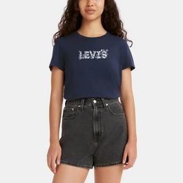 Levis BW Floral Tee Ld43