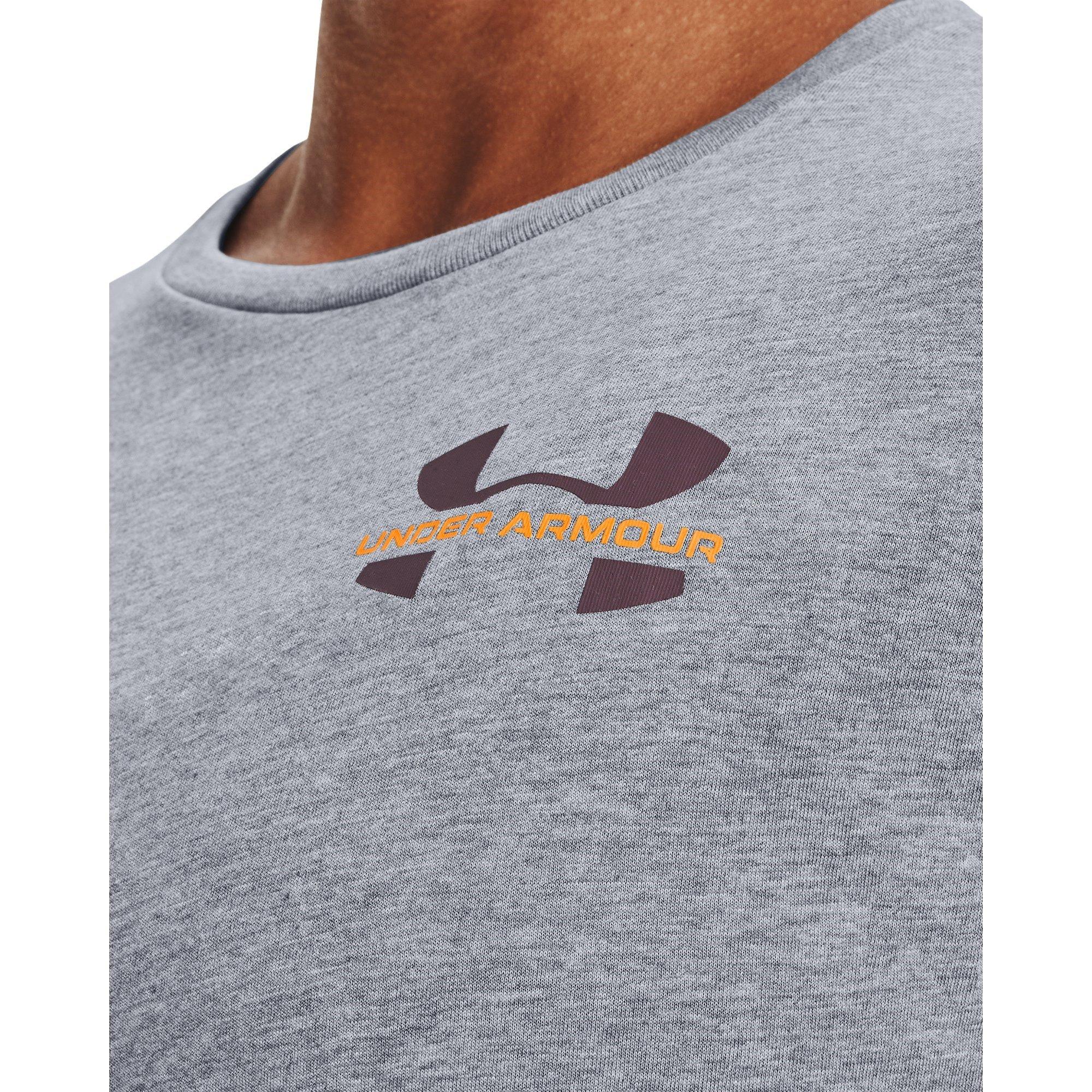 Steel/PitchGray - Under Armour - Logo Womens T Shirt - 5