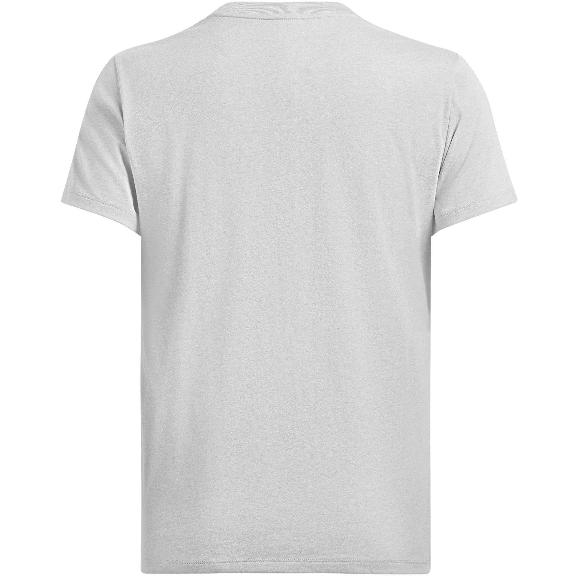 Gray Heat/Blk - Under Armour - Simple Branded Short Sleeve Tee Womens - 4