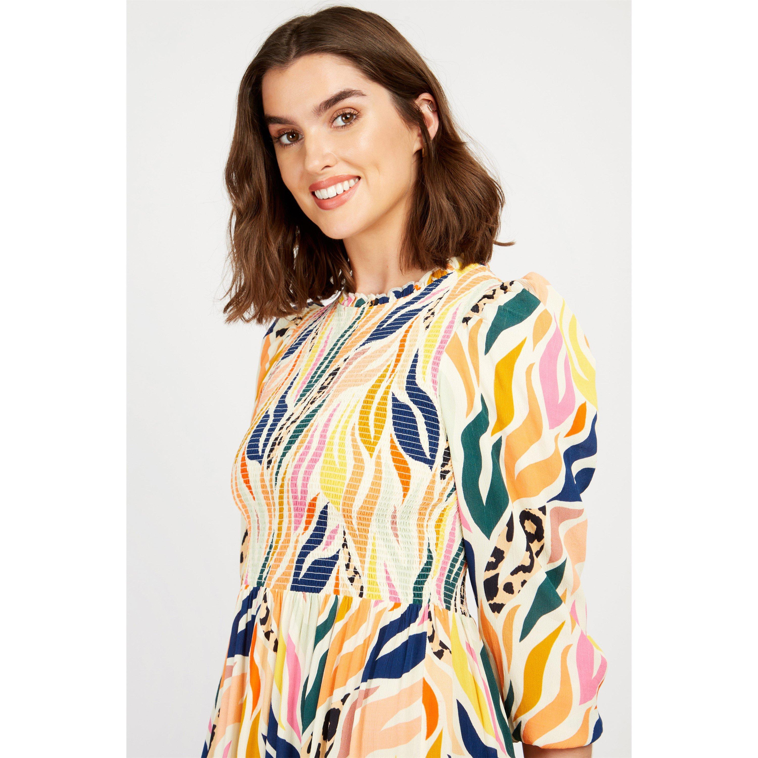 Multi - Little Mistress - Smock Dress - 3