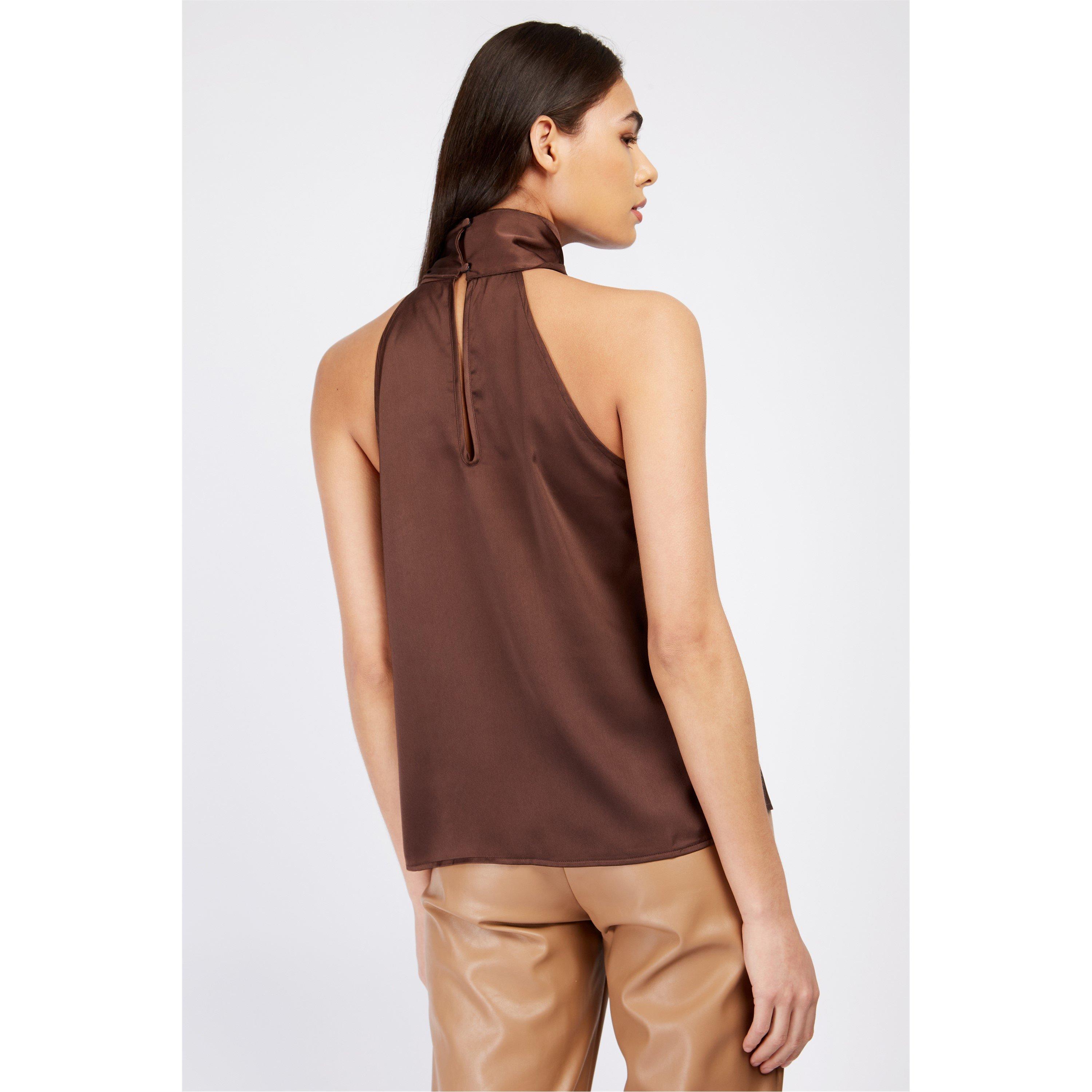Dark Oak - Little Mistress - Women's Wrap Top - 2