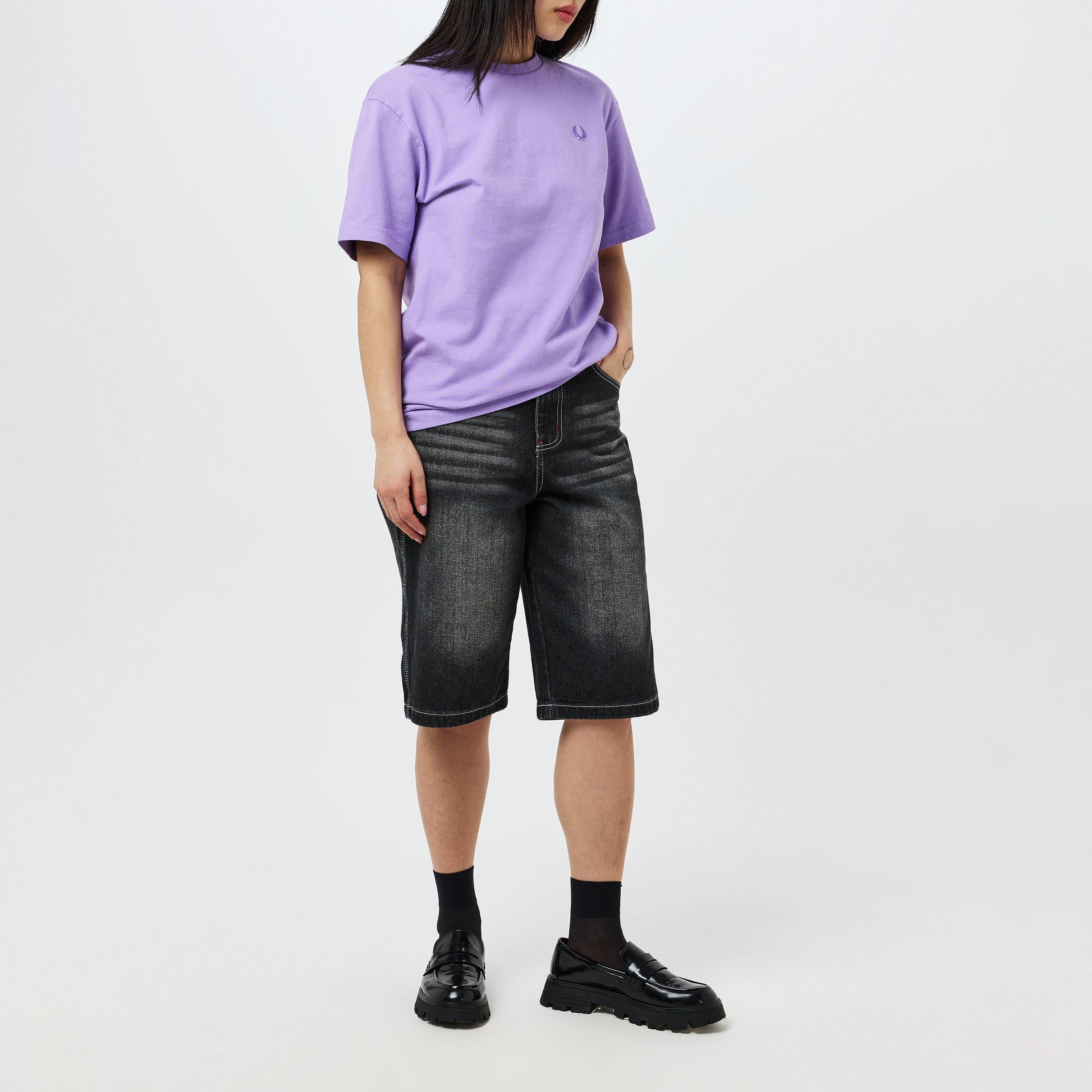 Ultra Violet - Fred Perry - Garment Dyed T-Shirt - 7