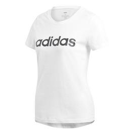 adidas Linear QT T Shirt Ladies