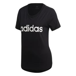 adidas Linear QT T Shirt Ladies