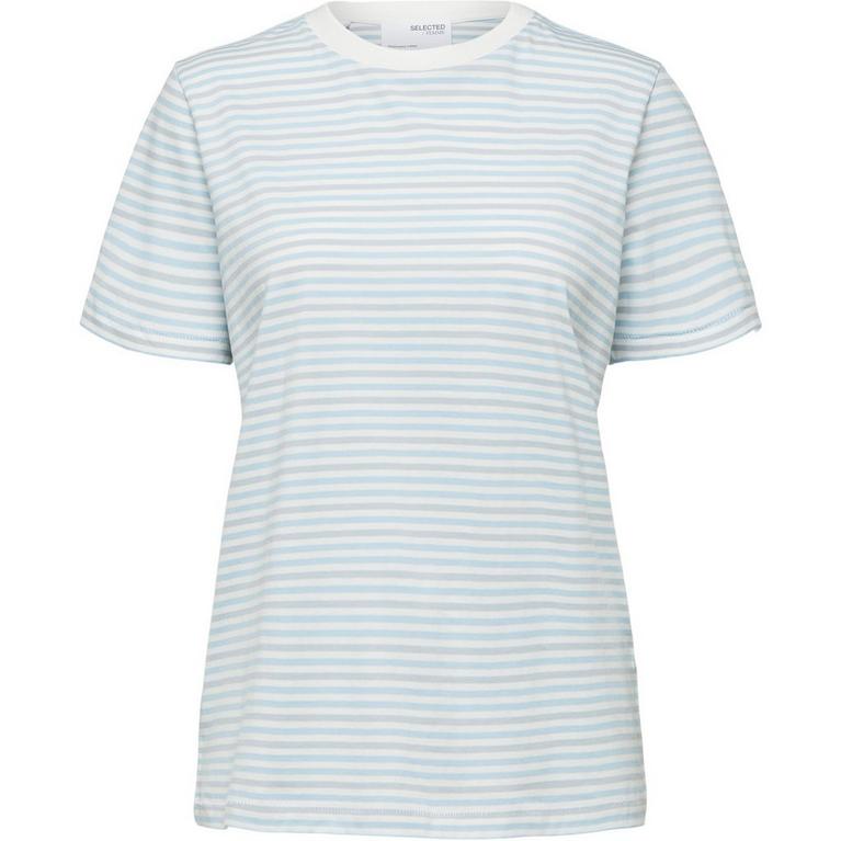 Cashmere Bleu - Selected Femme - Perfect T-shirt nba - 1