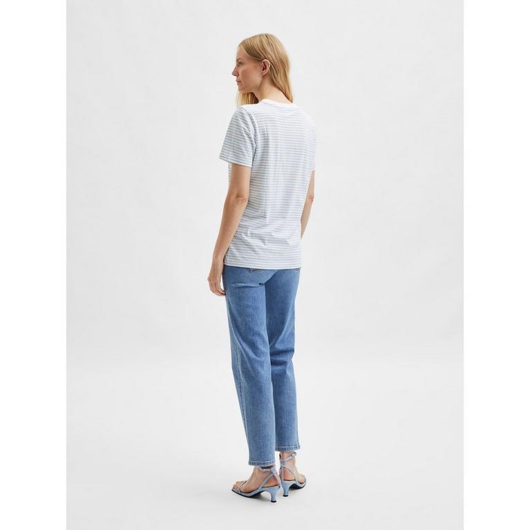 Cashmere Bleu - Selected Femme - Perfect T-shirt nba - 4