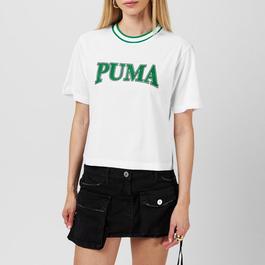 Puma Squad Graphic Tee T-Shirt Womens