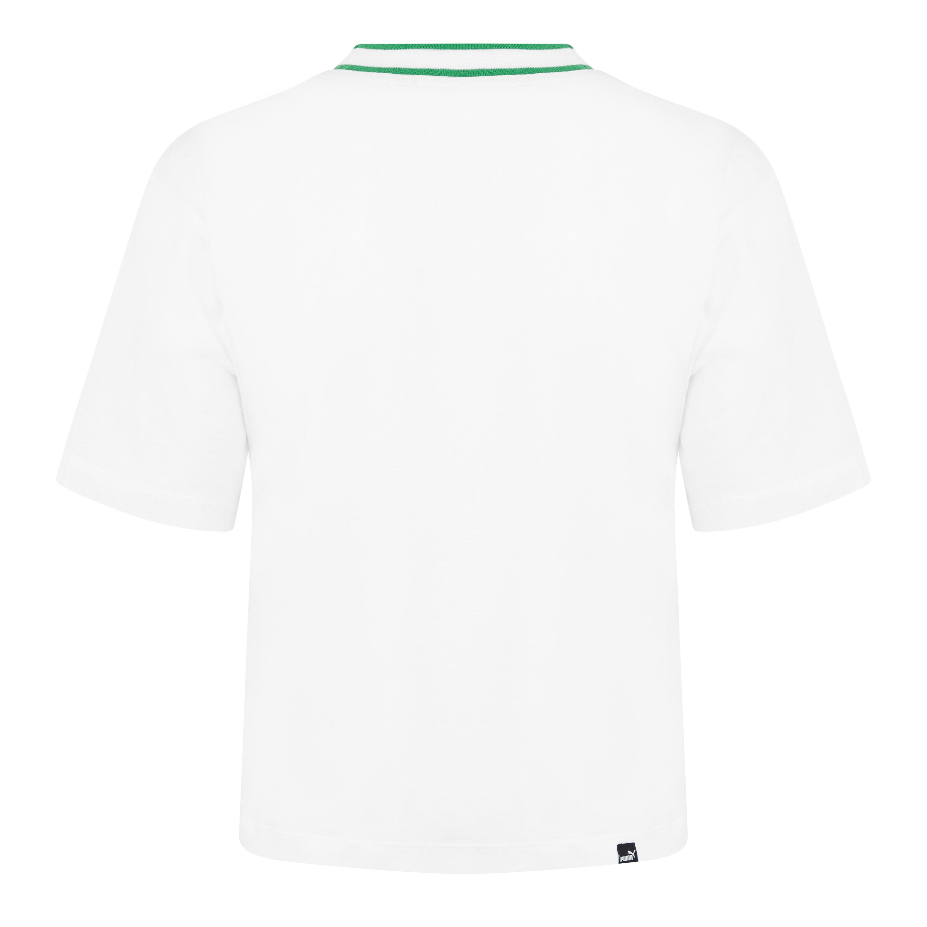 Wit/Groen - Puma - Squad Graphic Regular Fit T-Shirt - 6