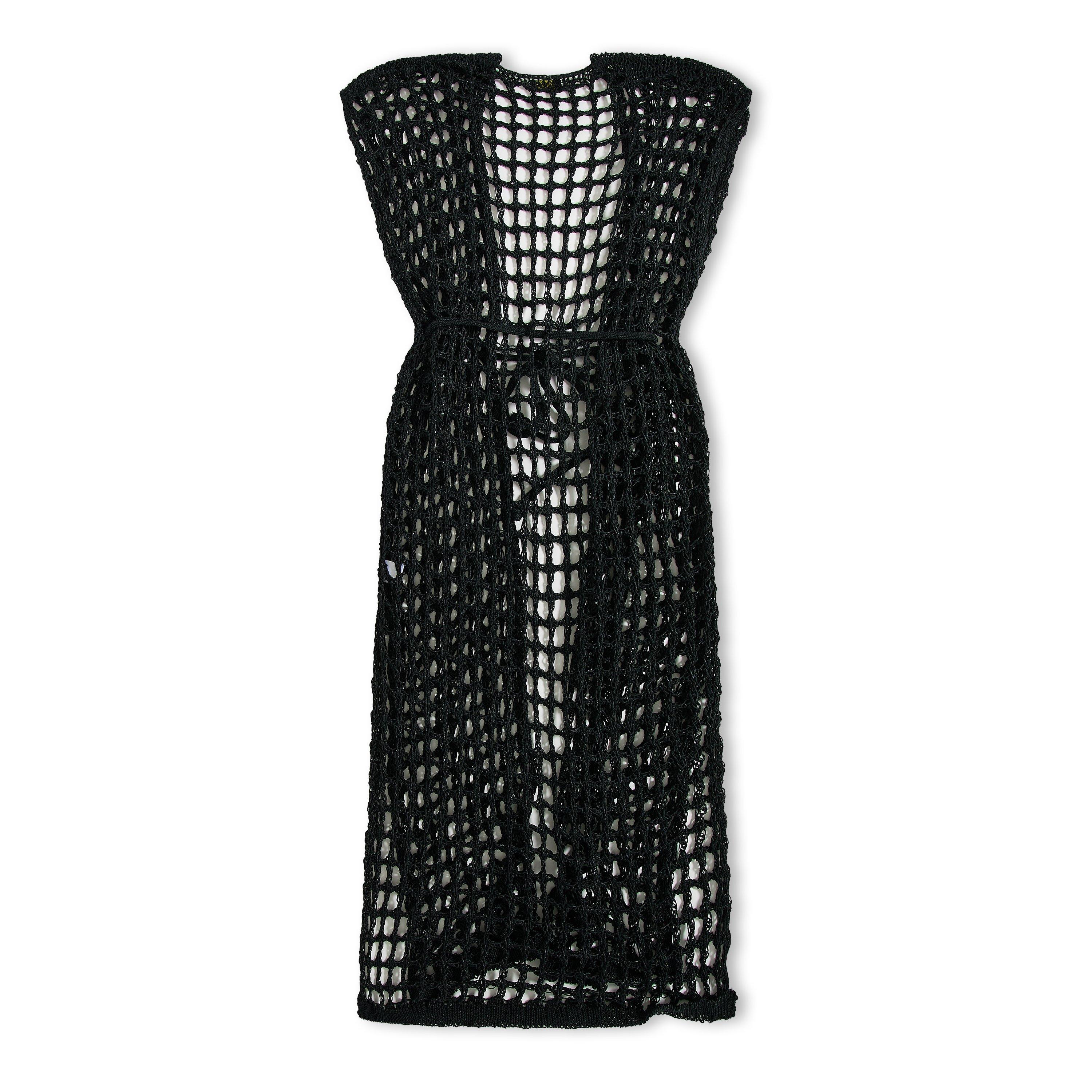 Black - Nima Liminal Knitting - Nima Li Knot Dress Ld62 - 2