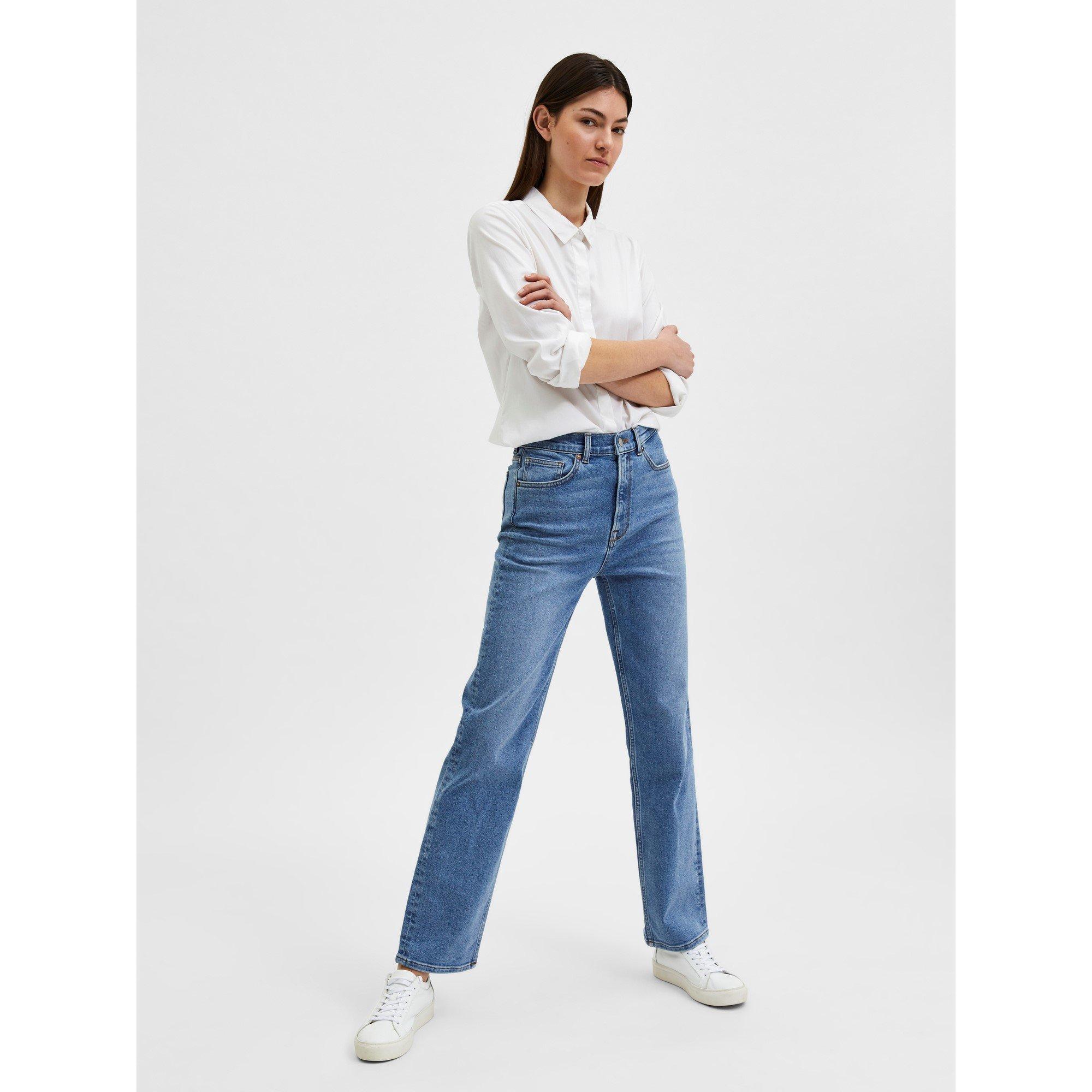Mittelblau - Selected Femme - Marie Jeans - 4