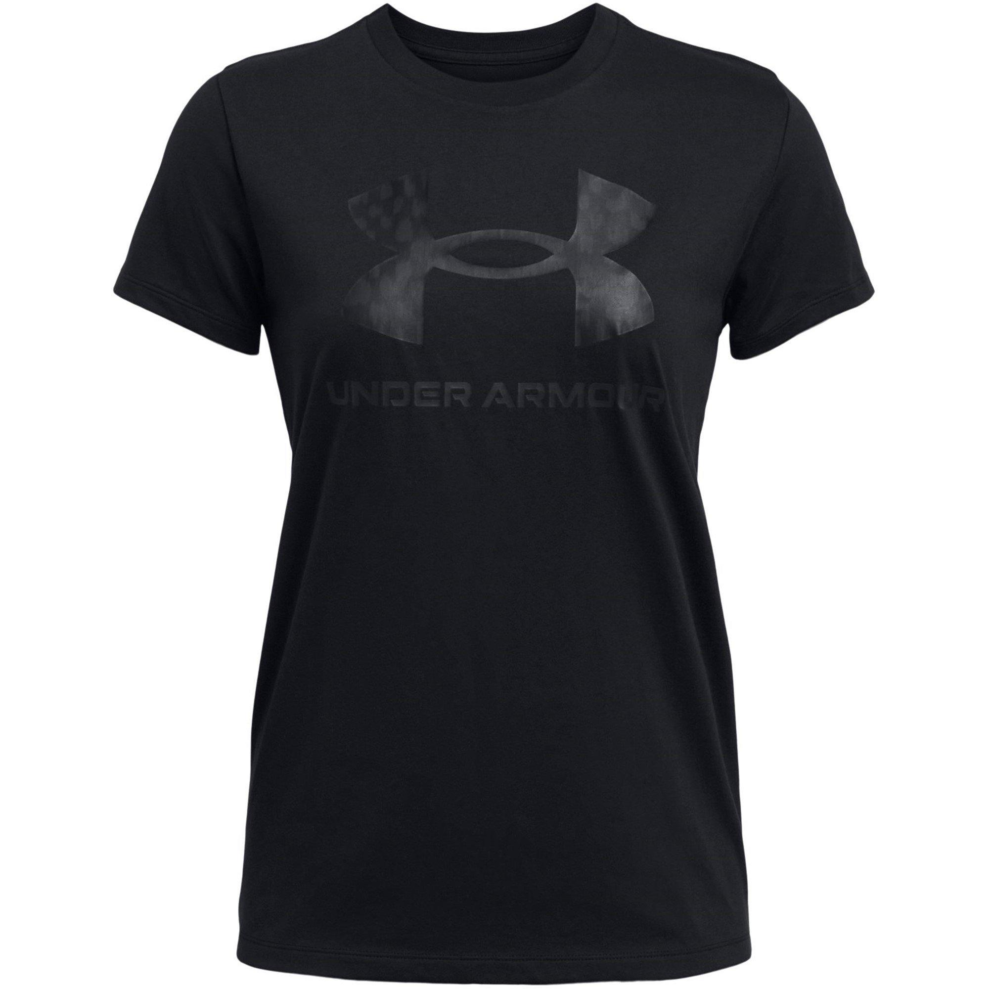 Blk/Blk - Under Armour - Sportstyle Graphic Short Sleeve Womens - 1