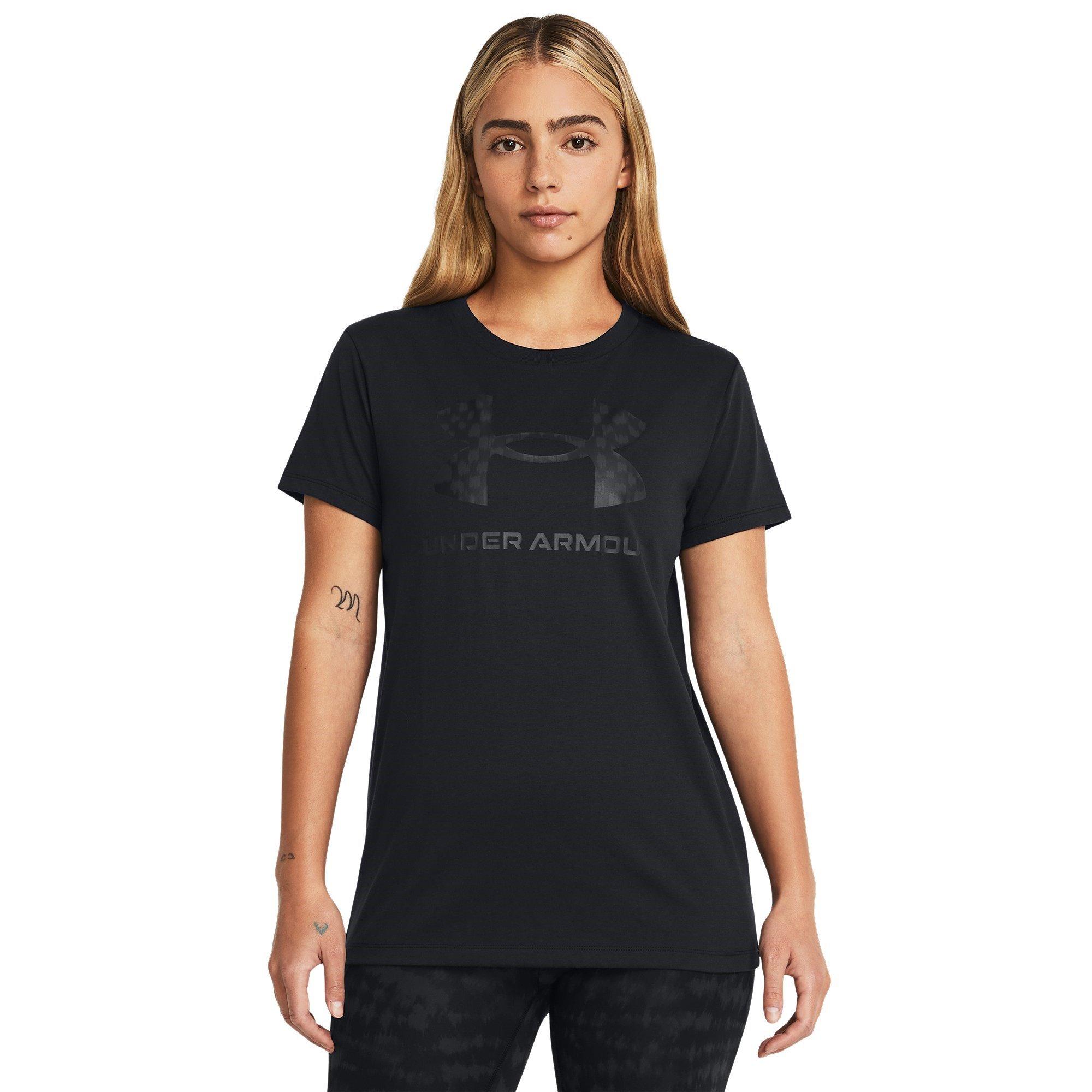Blk/Blk - Under Armour - Sportstyle Graphic Short Sleeve Womens - 2